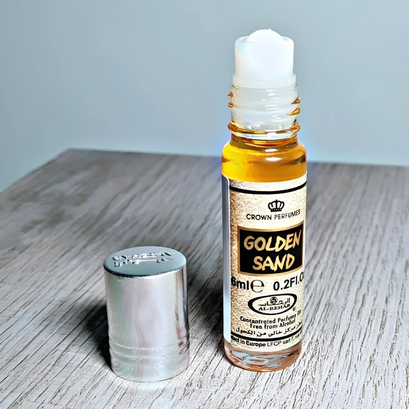Golden Sand 6 ml zapach perfum – Al Rehab Misk olejek perfumowany dla mężczyzn i kobiet, piżmo