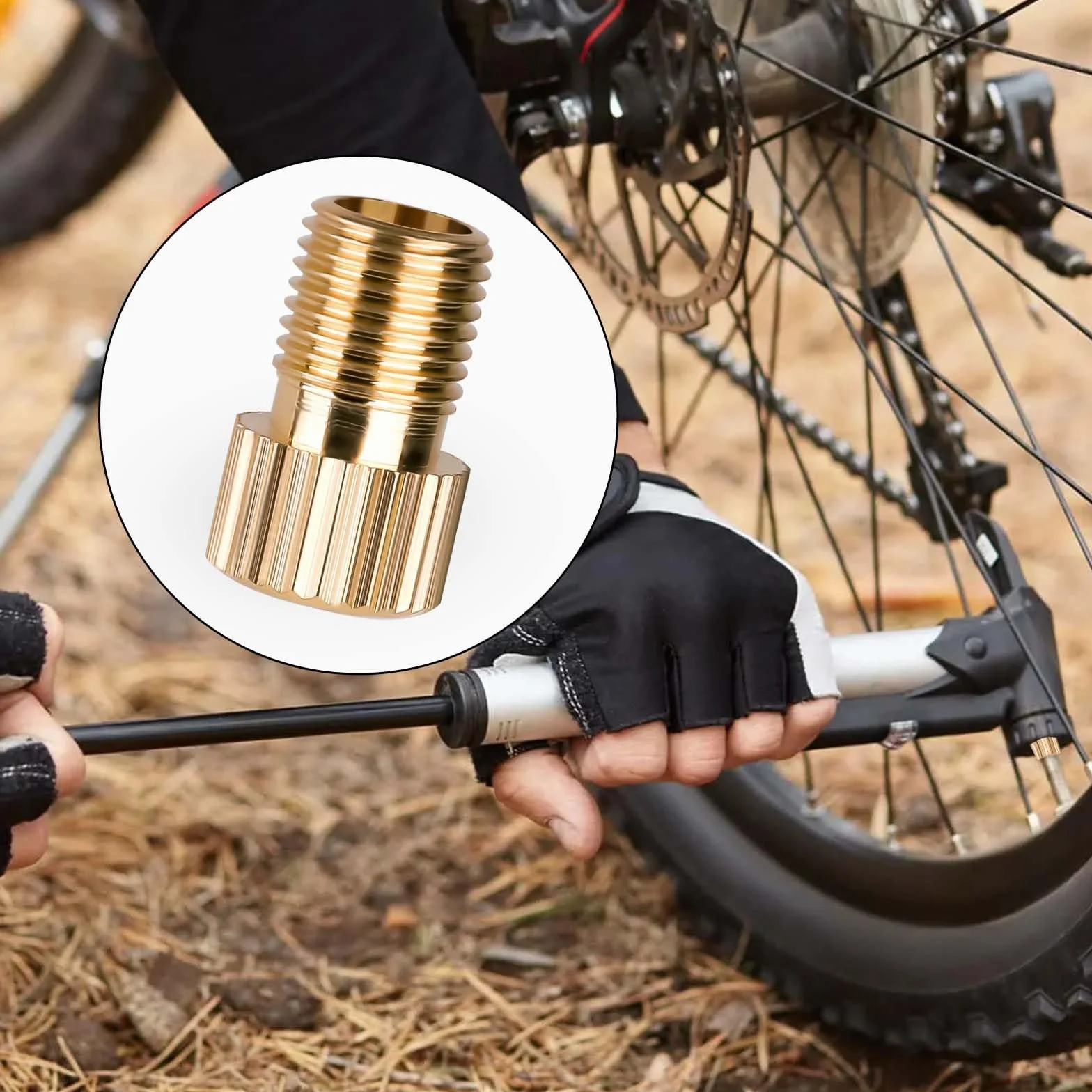5 adapterów do wentyli rowerowych, wszystkie adaptery do wentyli rowerowych, z pierścieniem uszczelniającym, adapter do wentylu francuskiego, adapter do pompki rowerowej, pompki stojącej i pompki do