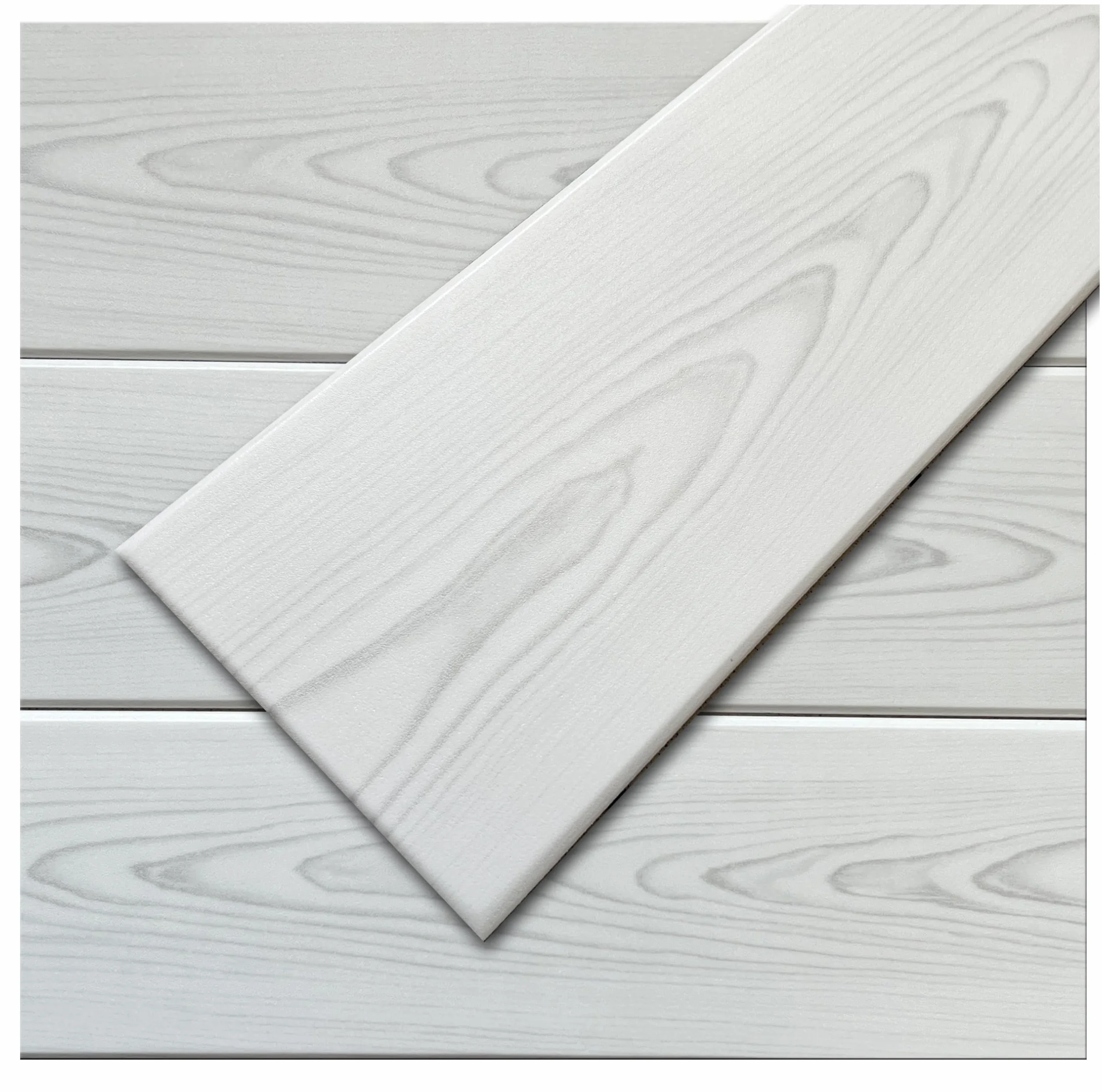 Panele ścienne DECCART 100x16,7 cm 120 sztuk 20 m² biały