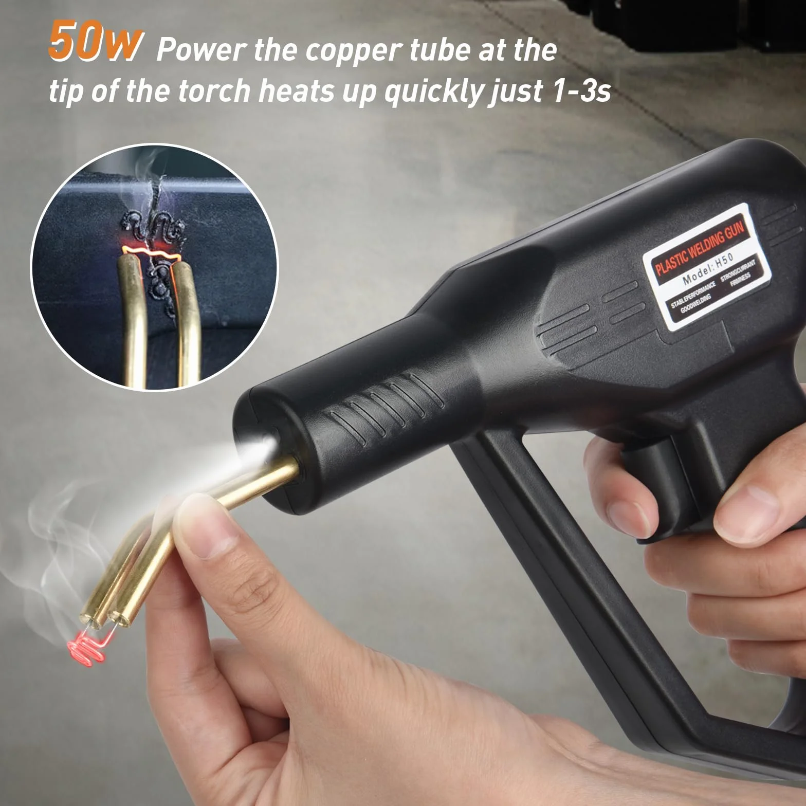 Zgrzewarka do tworzywa sztucznego 50 W 220 V zestaw naprawczy do zderzaka samochodowego 1000 szt. gwoździ