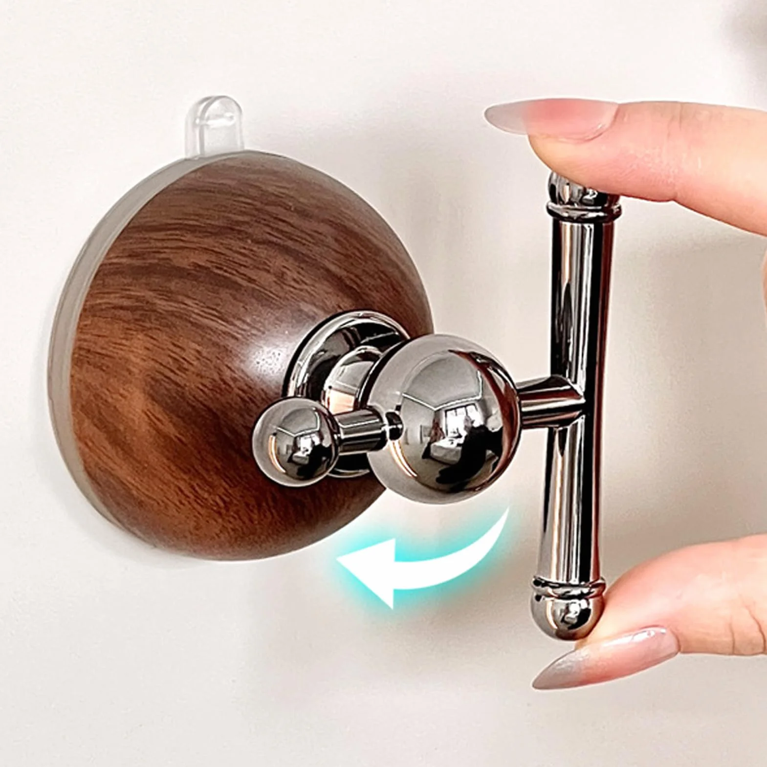Suction Cup Hooks, Heavy Duty Grip, Waterproof, Strong Wall Adhesive, 6.5cm, for Towel Hanging, Bathroom Shower Storage
