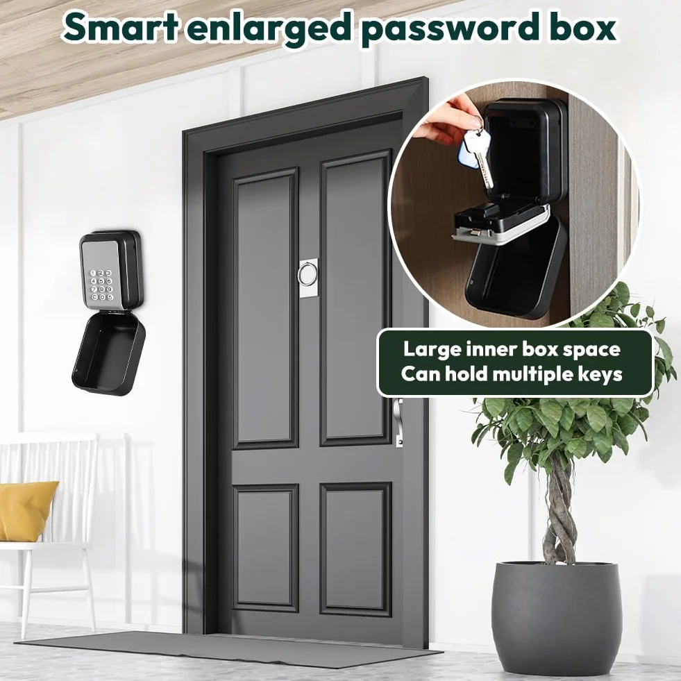 Inteligentny sejf na klucze Bluetooth TTLock kod PIN 12-cyfrowy zewnętrzny