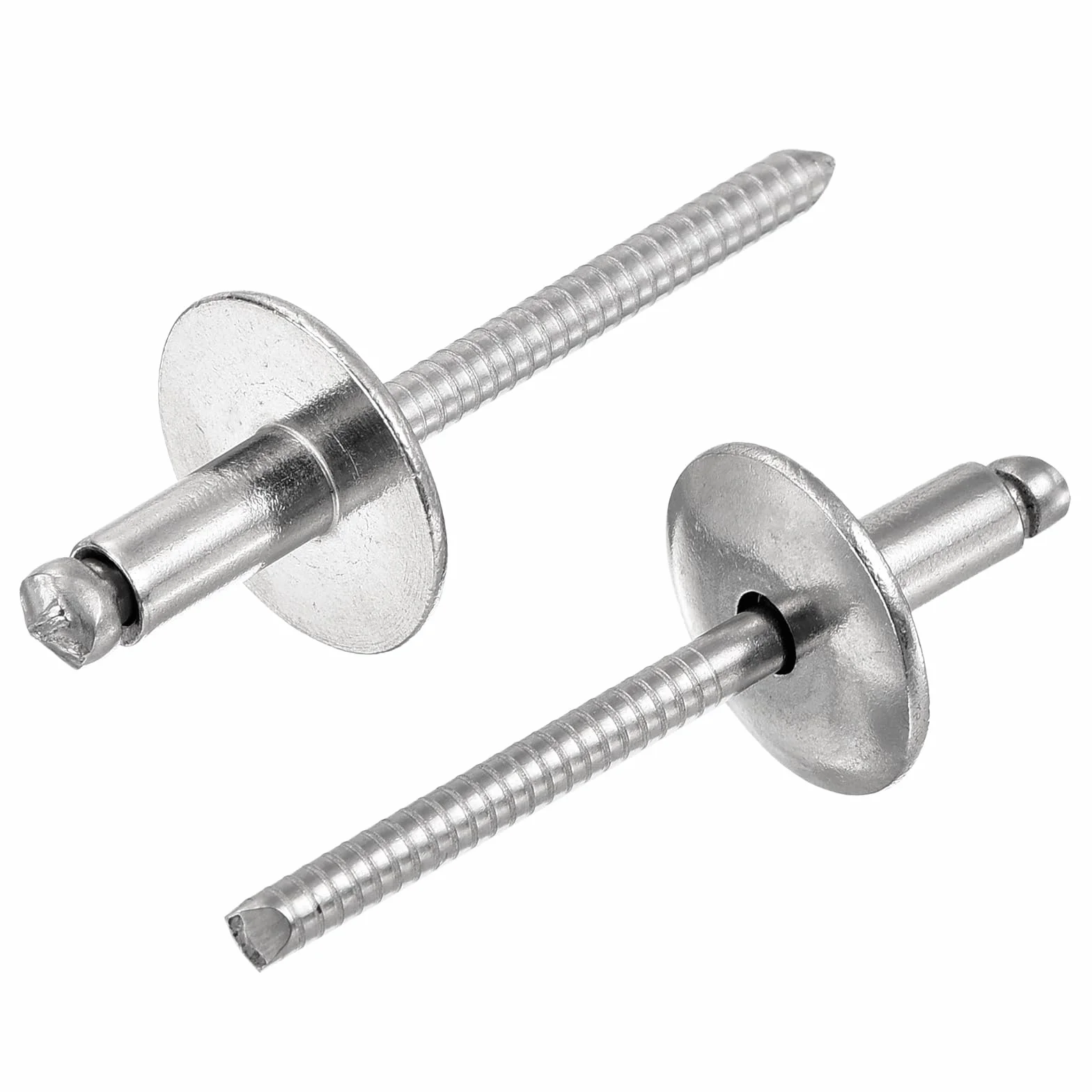 QUARKZMAN 25 szt. 3/16" x 3/8" 304 stal szlachetna nity zrywalne duży kołnierz