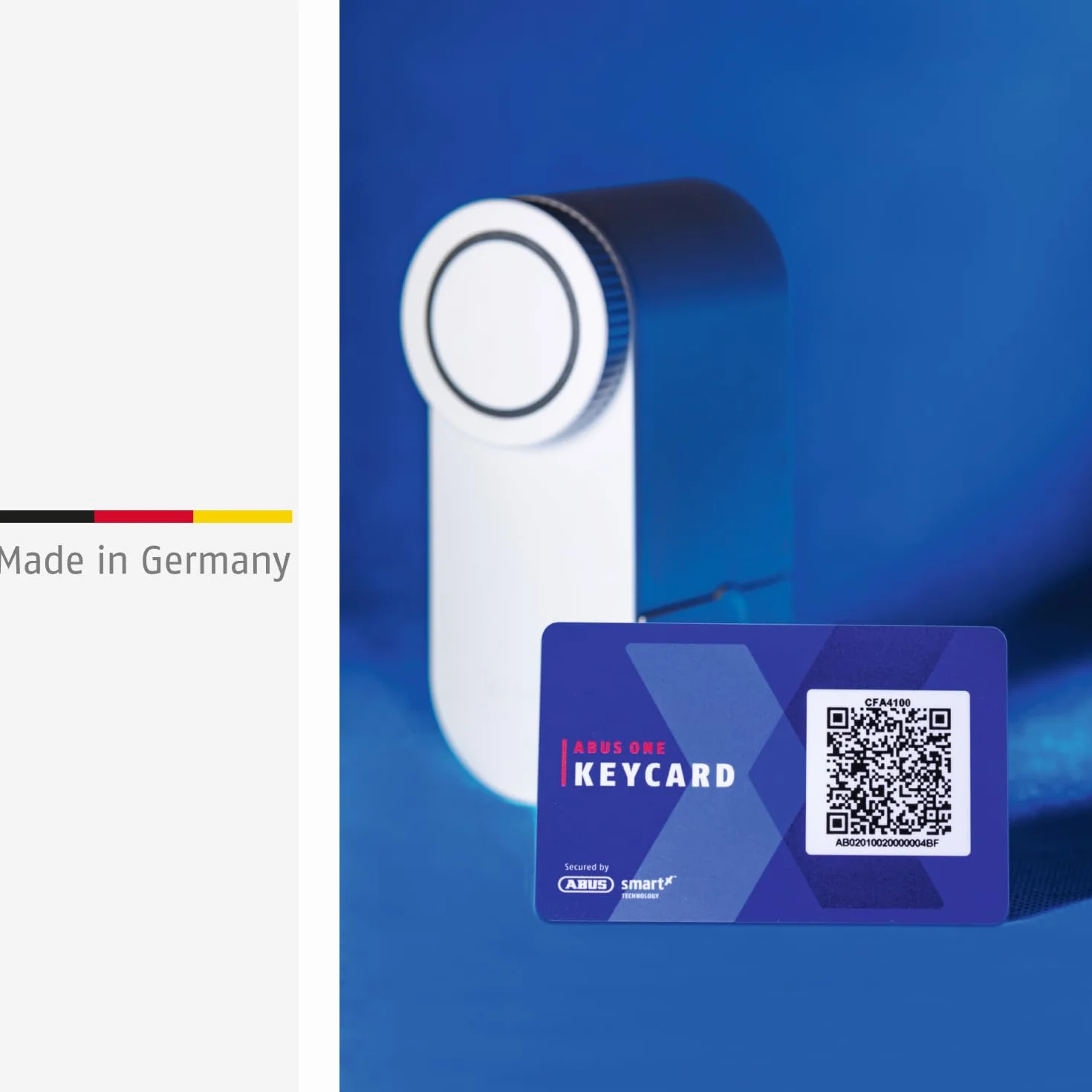 ABUS LoxERIS One Elektroniczny Zamek do Drzwi z Kontrolą Dostępu Srebrny