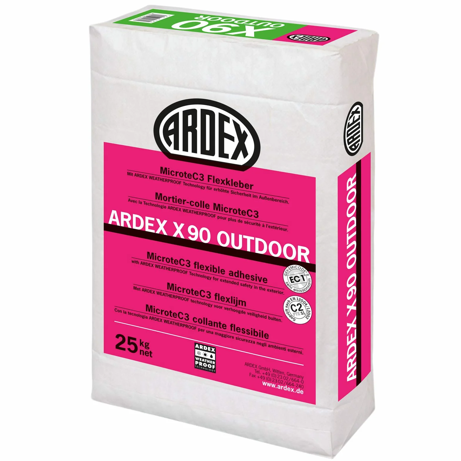 ARDEX X90 OUTDOOR MIKROTEC3 klej do butelek