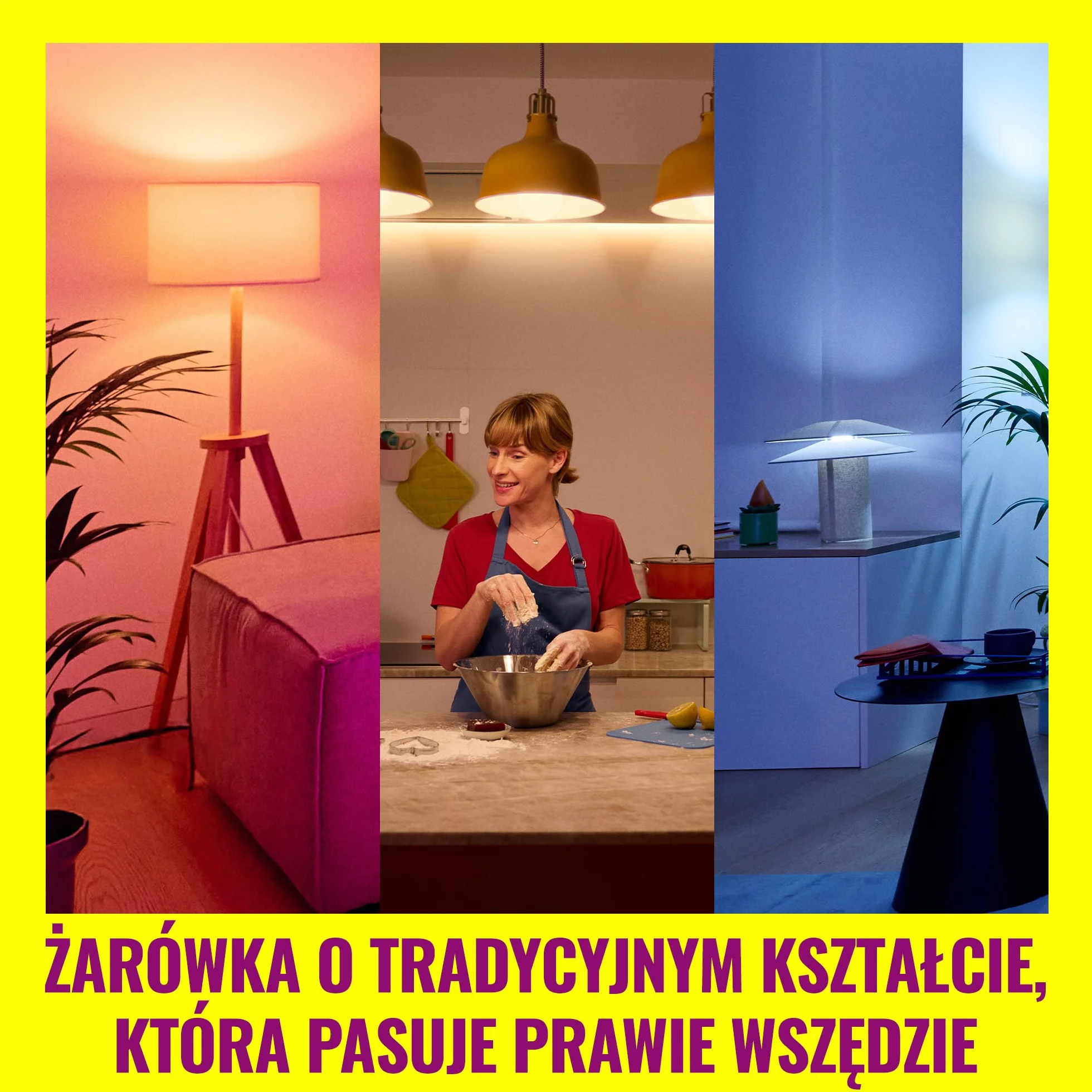 WiZ Smart LED Żarówka A60 E27 60W 2200K-6500K 806lm Alexą Google Assistant Apple Home 4szt