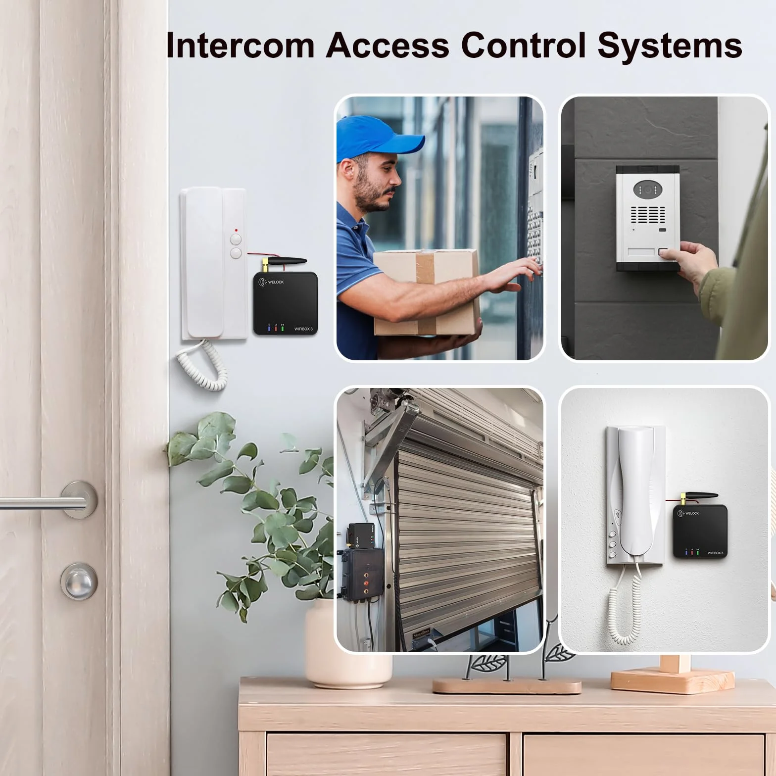 WE.LOCK Inteligentna bramka Bluetooth do zdalnego odblokowywania z Alexą