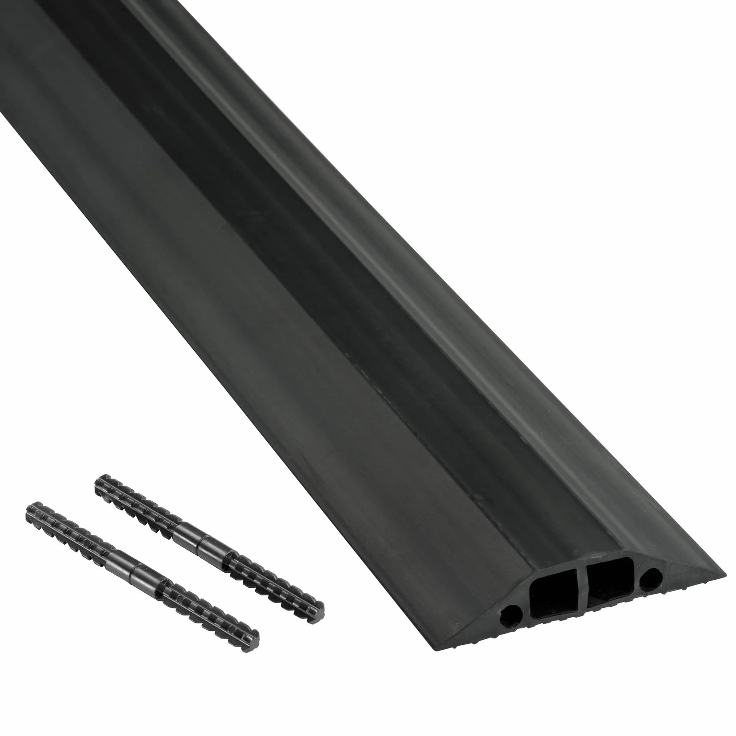 D-Line RFC83B/2C/9M średniej wytrzymałości łączona osłona kabla podłogowego 9 metrów 2 x wgłębienia na kabel 13 mm x 12
