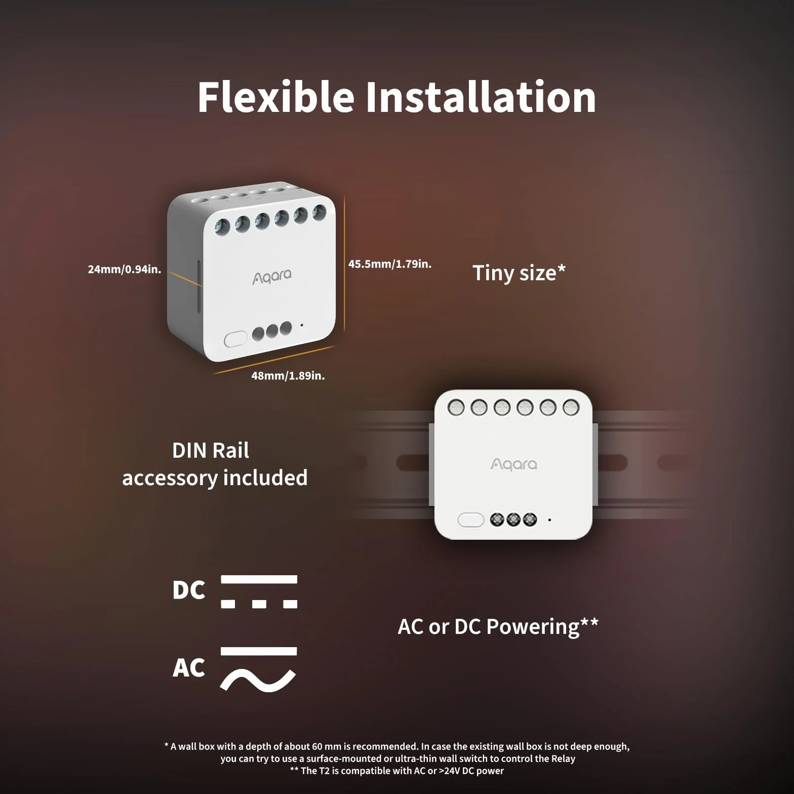Aqara Podwójny przekaźnik T2, Matter, Zigbee 3.0 HUB, Kontakt Suchy, Homekit, Google Home, Alexa