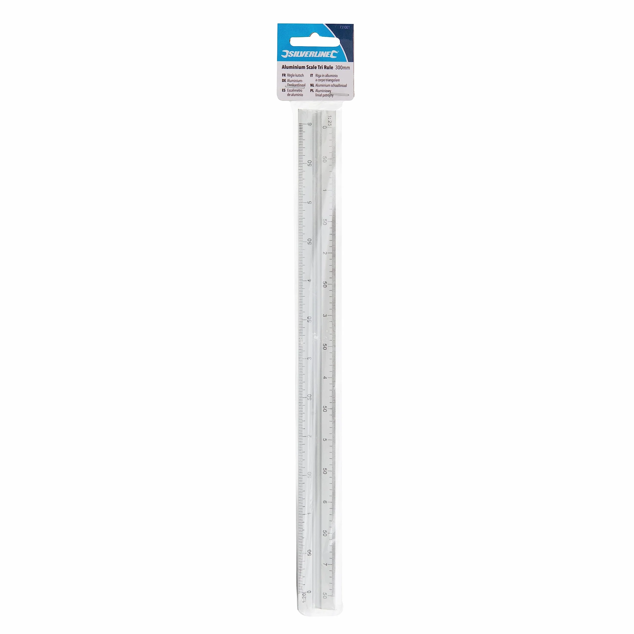 Silverline Aluminiowa waga Tri Rule 300 mm