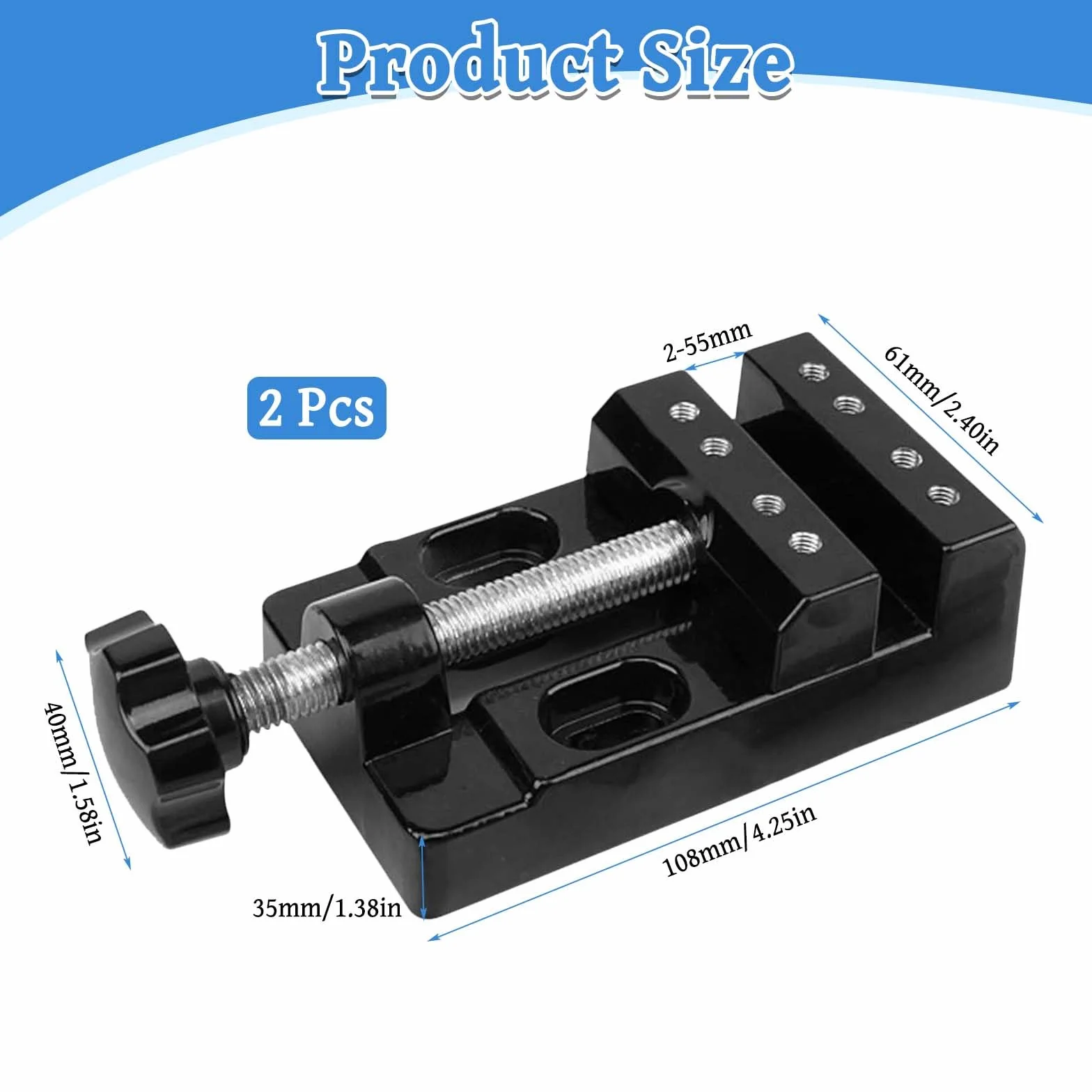 Mini imadła 61 mm uniwersalne imadło stołowe DIY narzędzie do rzeźbienia