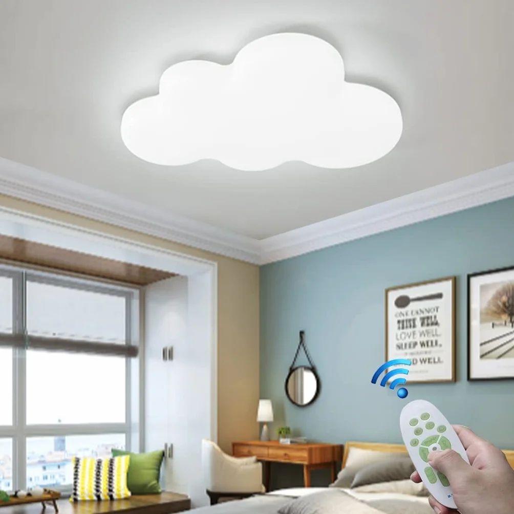 LED Lampa sufitowa Deco 63W Ściemniana z pilotem Lampa dziecięca Pokój Księżniczki