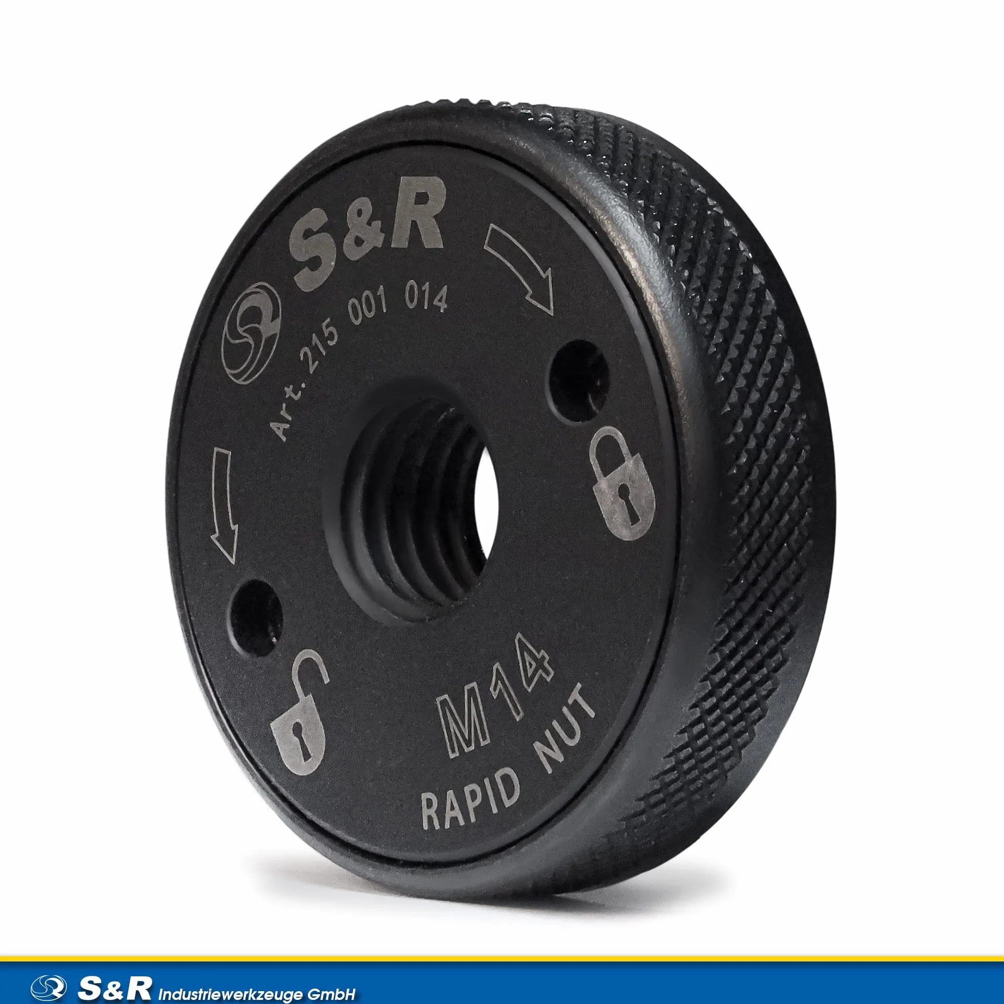 S&R nakrętka szybkomocująca M14 do szlifierek kątowych AEG, Black & Decker, Dewalt, Flex, Hitachi, Metabo, Makita