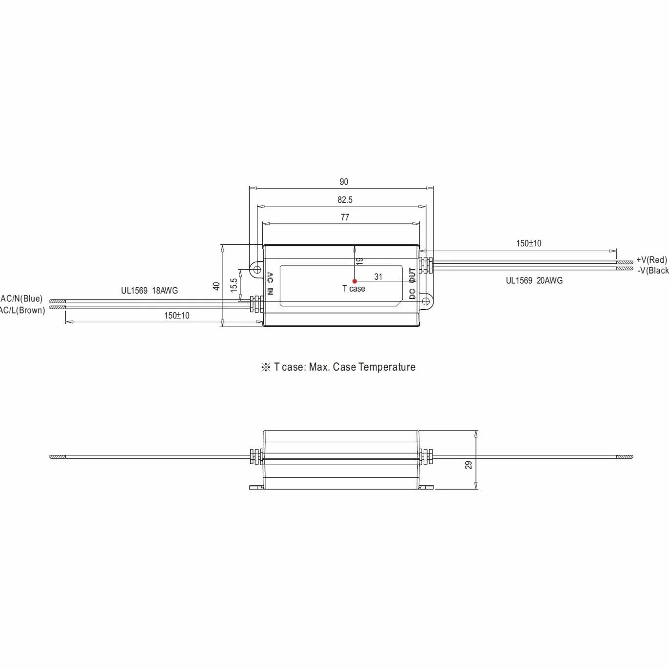 MeanWell APV-16-24 Zasilacz LED 16W 24V 0,67A impulsowy