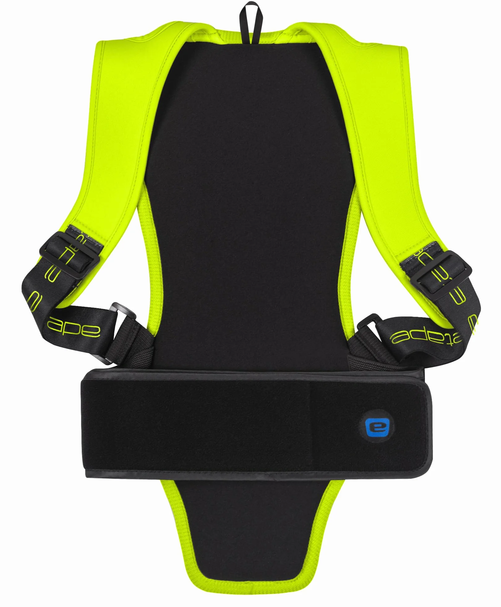 Etape protection gear BACKBONE black/lime 128-146 cm