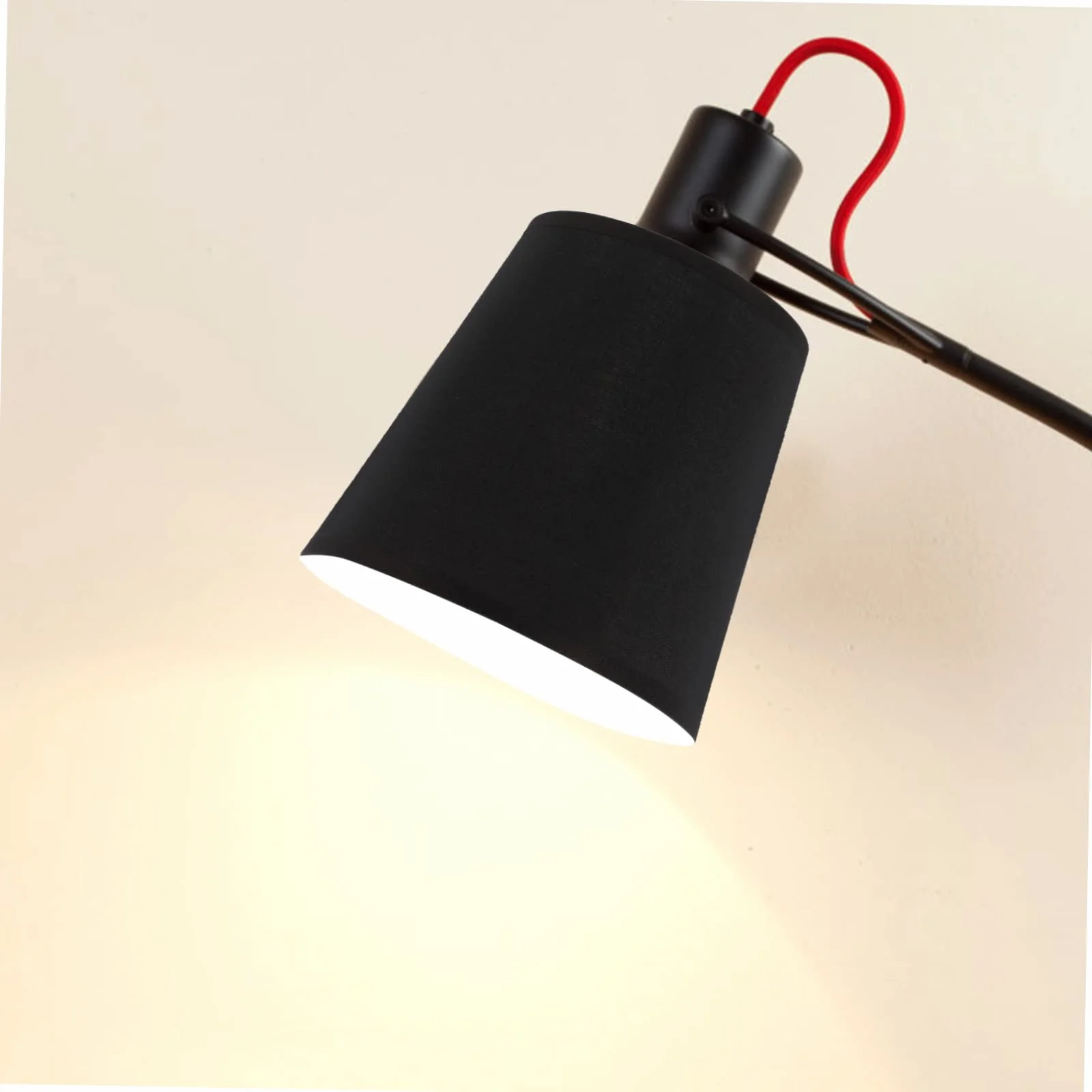 Uonlytech Abażur Z Tkaniny Abażury Do Lamp Stołowych Osłona Abażuru Zamienna Klosze Metalowe Abażur Lniany Dekoracyjny Abażur Abażur Do Lampy Ciemny Czarny Abażur Do Lampy Stołowej
