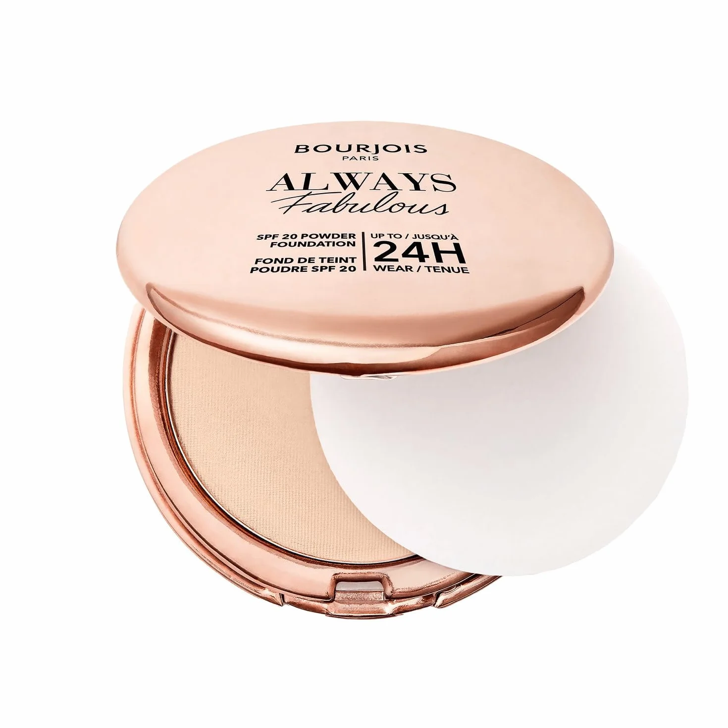 Bourjois Always Fabulous matujący puder z filtrem SPF20 nr 125 Ivory, 7g