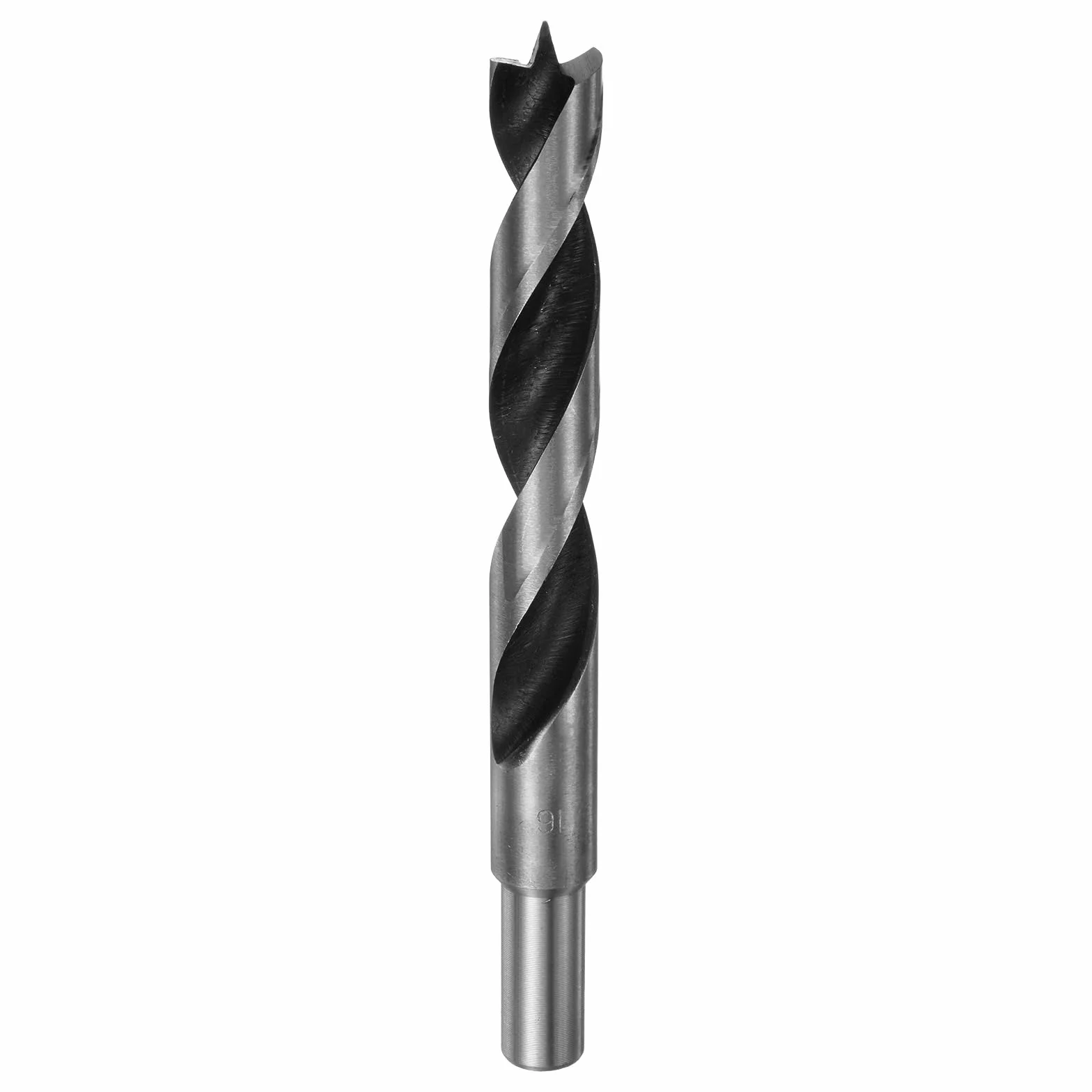 QUARKZMAN Brad Point wiertło 16 mm (40/64") średnica prostej okrągłej cholewki 4,3" głębokość wiercenia spiralne do obróbki drewna