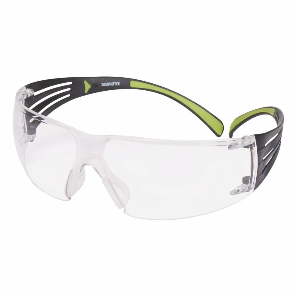 3M SecureFit Okulary ochronne SF401AF, przezroczyste – okulary ochronne z powłoką zapobiegającą parowaniu i zadrapaniom – skuteczna ochrona przed promieniowaniem UV