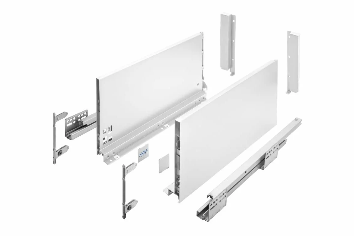 GTV System AXIS PRO szuflada z pełnym wysuwem Soft-Close 40 kg 500x200 mm biała