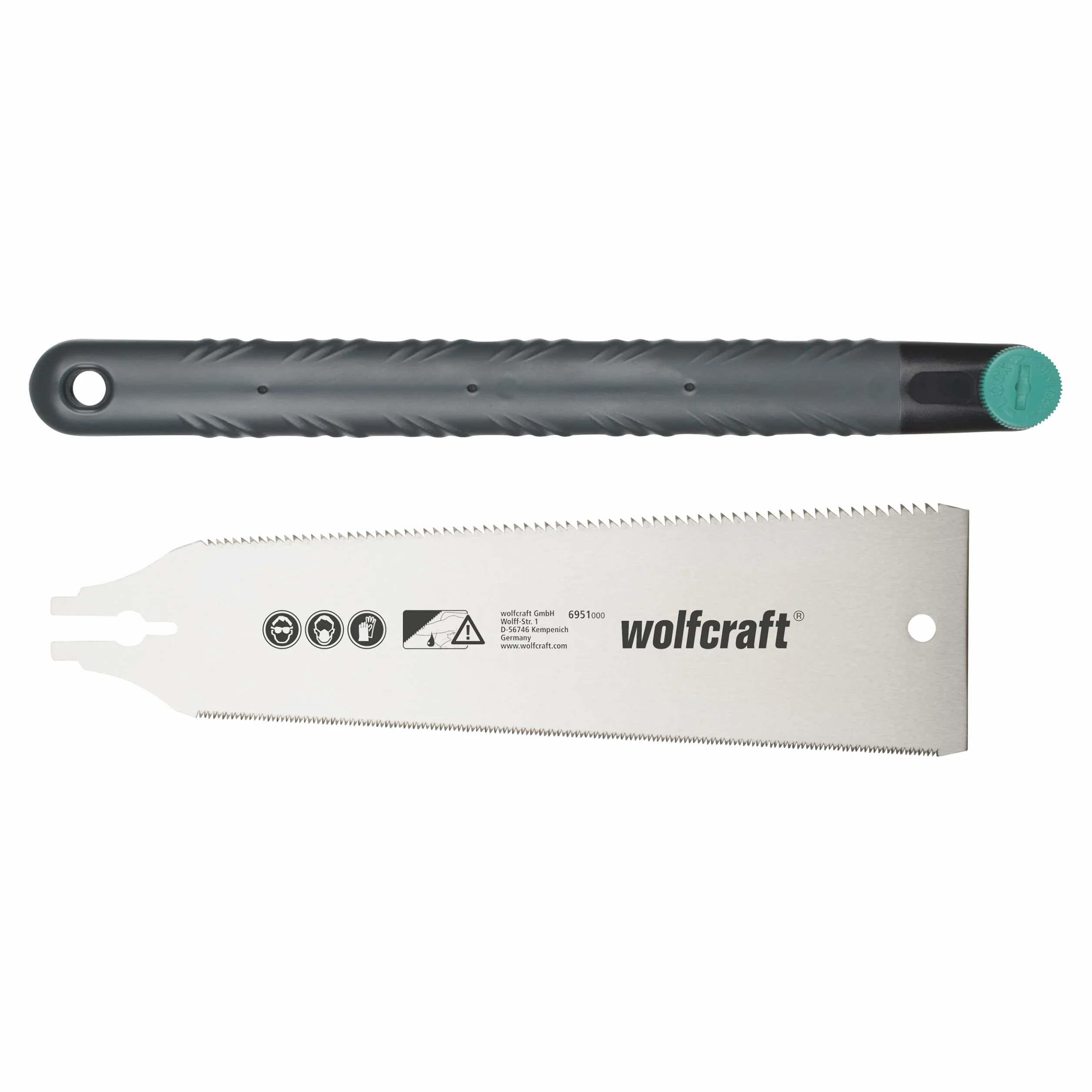 wolfcraft Piła japońska 6951000 do cięcia listew przypodłogowych, gałęzi, rur PCV