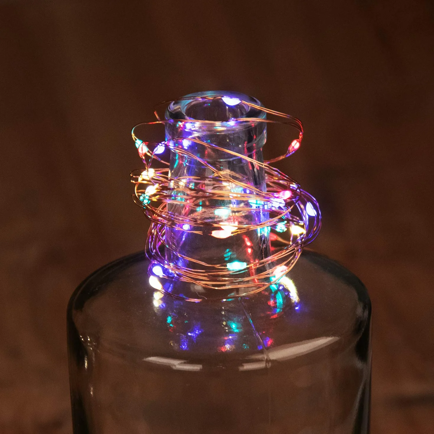 Idena 31096 Łańcuch Świetlny LED 30 Diod Kolorowy 6-Godzinny Timer Zasilany Bateriami 3,2 m Dekoracja Wnętrz Imprezowa