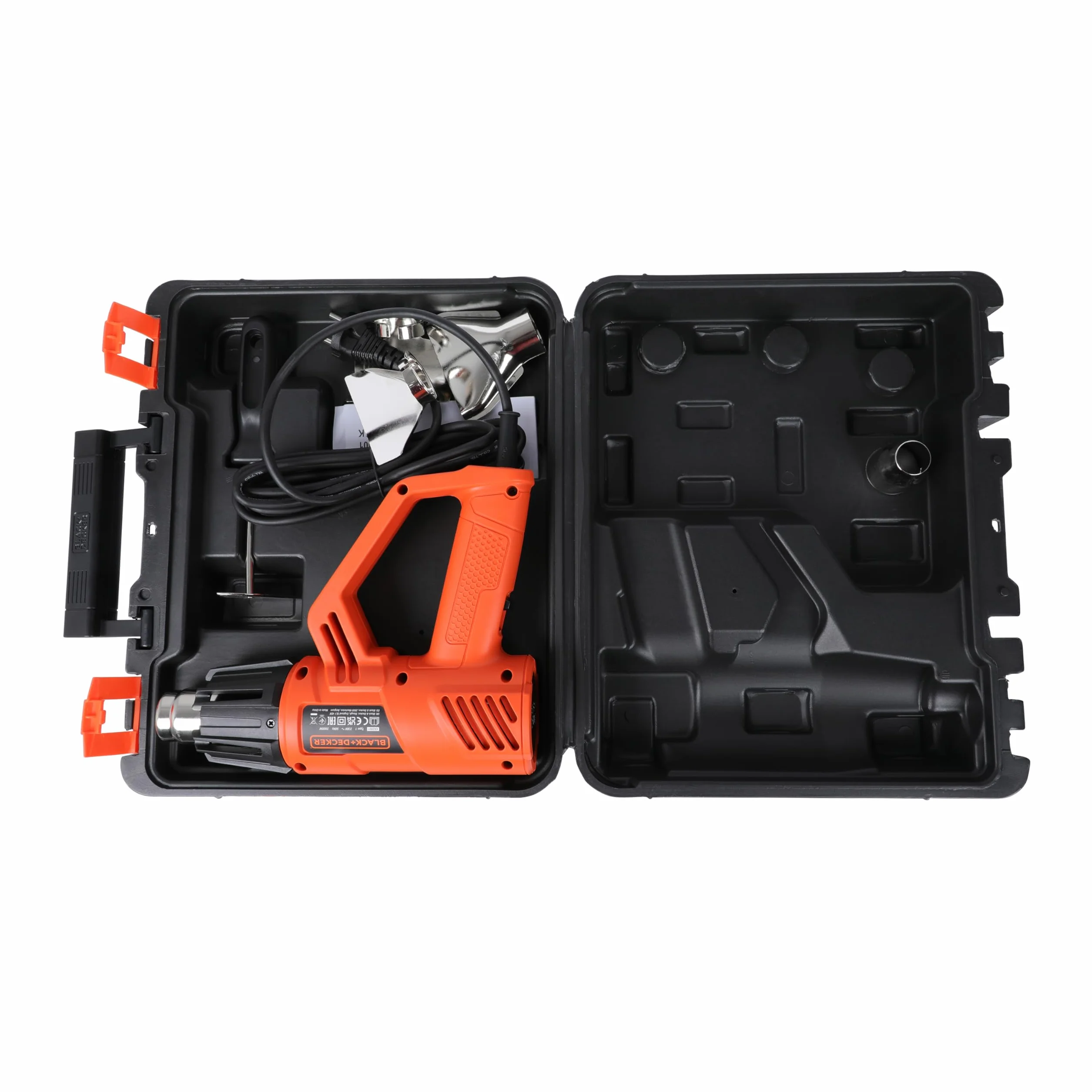 BLACK & DECKER Wytrzymały Decapador térmico 2000W, temperatura 50-450/90-600°C, 5 akcesoriów
