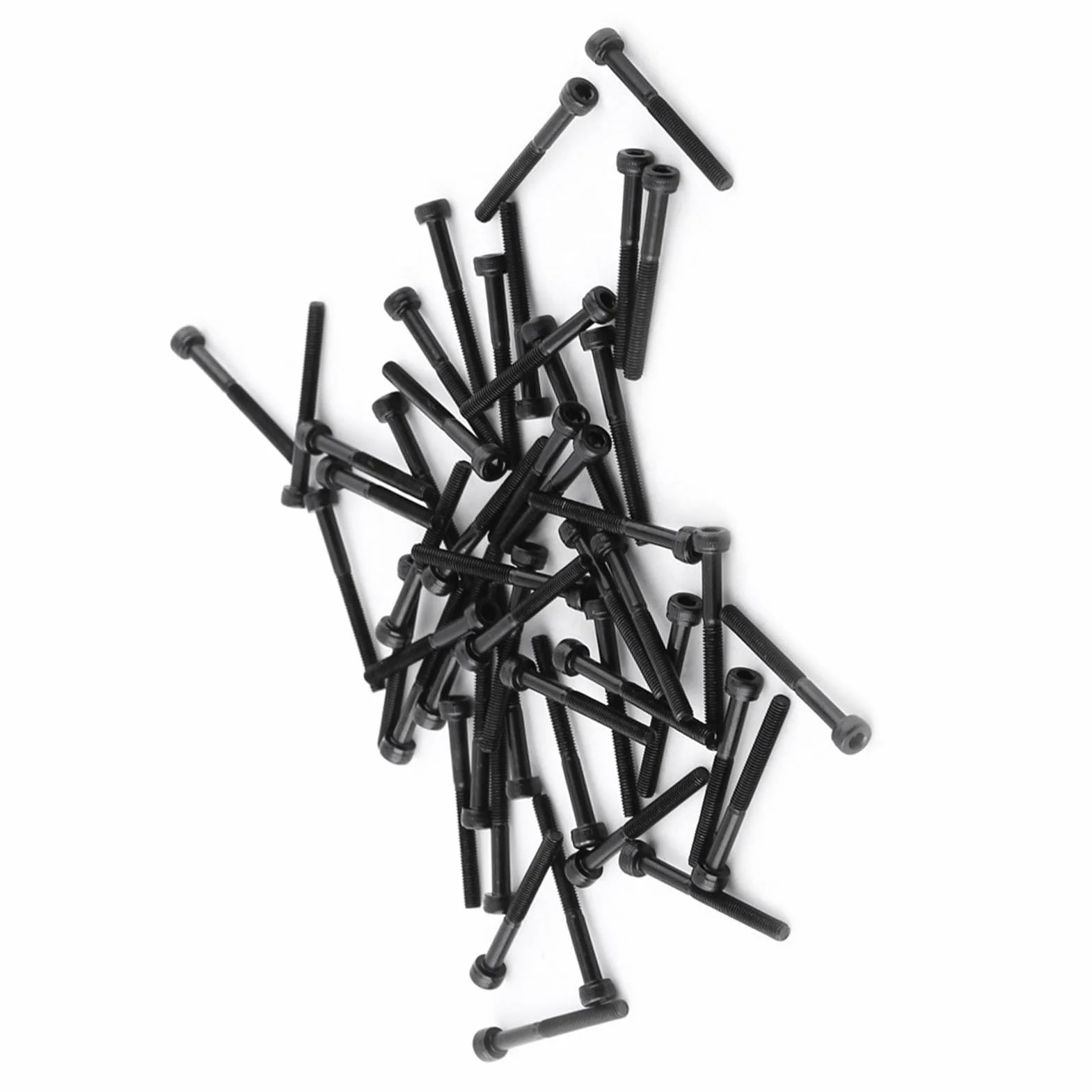 Śruba M3 czarna z łbem walcowym 12.9 30mm 50 sztuk