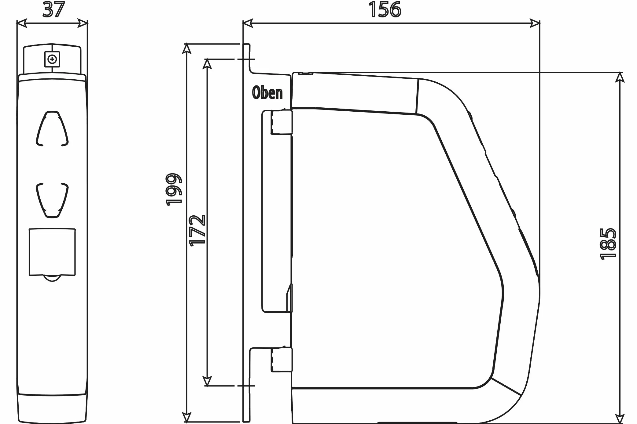SuperRollo SR10185 GW185 elektryczna nawijarka taśmowa 15 mm siła ciągnąca 30 kg natynkowa