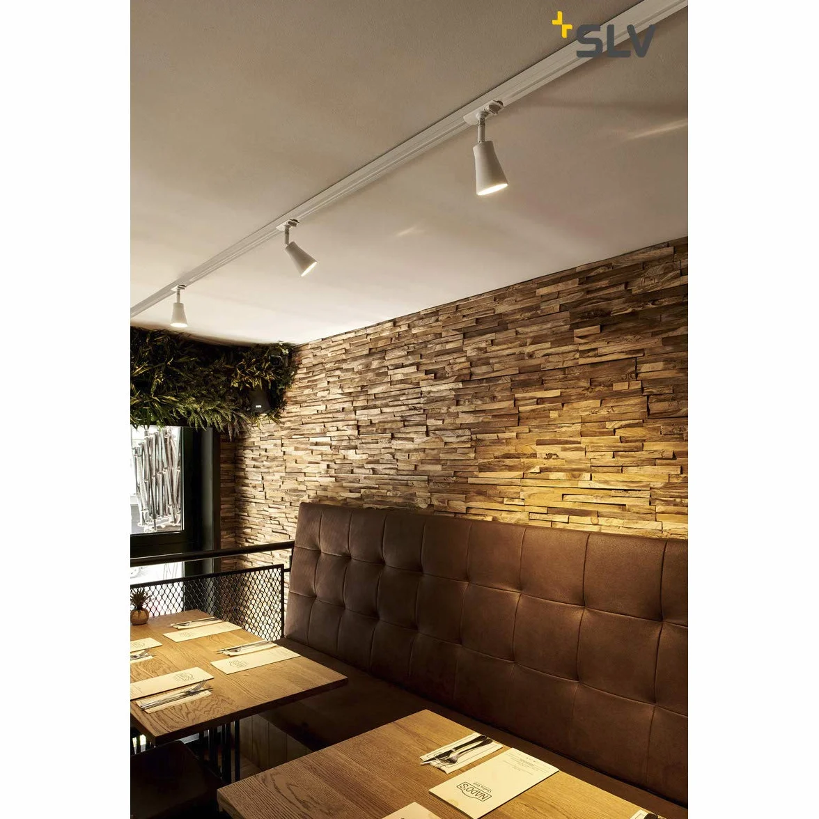 SLV Lampa do jednofazowego systemu oświetleniowego AVO SLV/reflektor, reflektor punktowy LED, reflektor sufitowy, lampa sufitowa, system szynowy, oświetlenie wewnętrzne / GU10 50 W, kolor biały