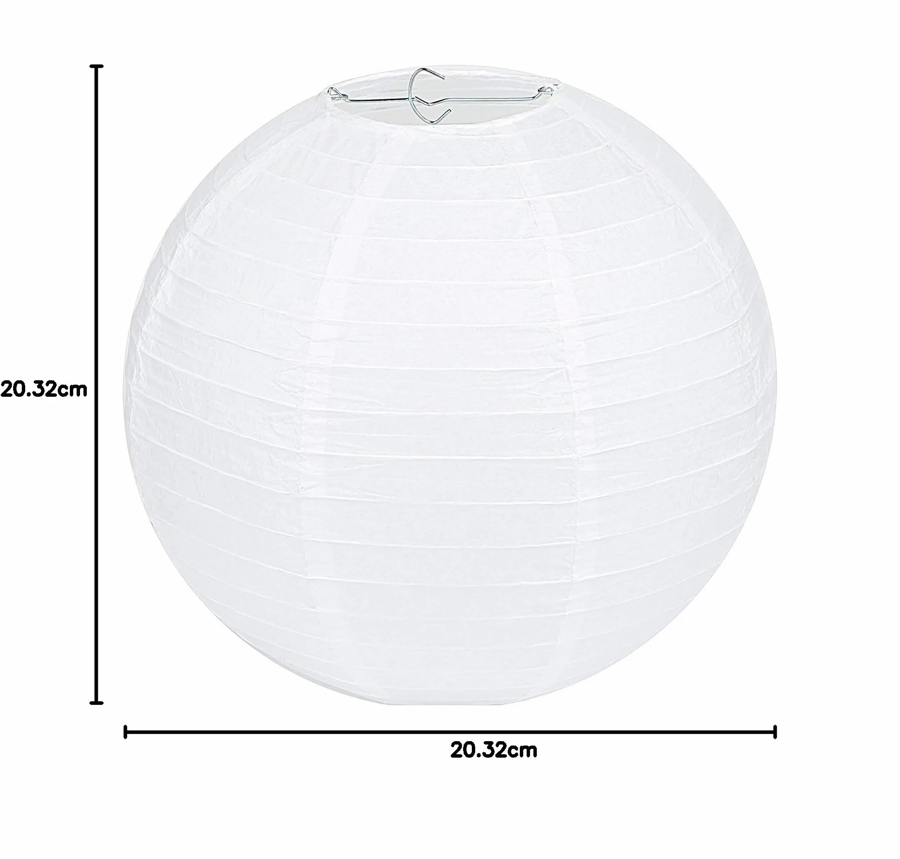 Papierowe lampiony okrągłe 15 20 30 cm dekoracja ślubna 10 sztuk biała
