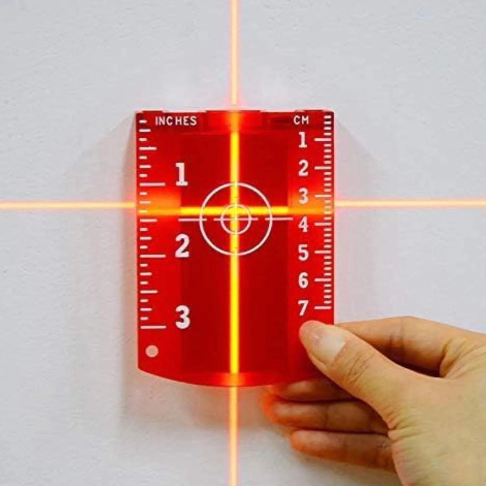 2 szt. Target Laserowy, Magnetyczne Docelowe Podłogowy, Płyta Karty, ABS Engineering Plastikowa Płyta Docelowa Laserowa o Wysokiej Widoczności
