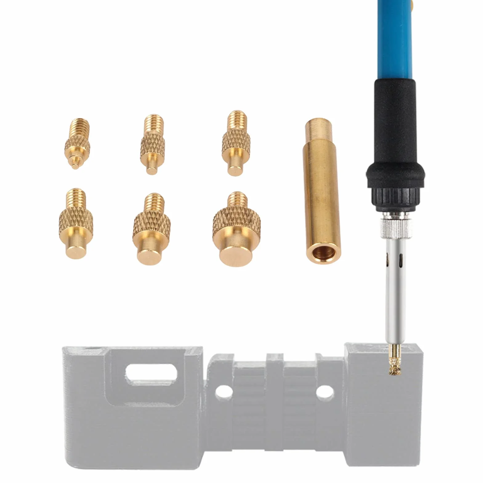 Heat Set Insert Tips, Uniwersalne Końcówki Lutownicze 936, M2 M2.5 M3 M4 M5 M6