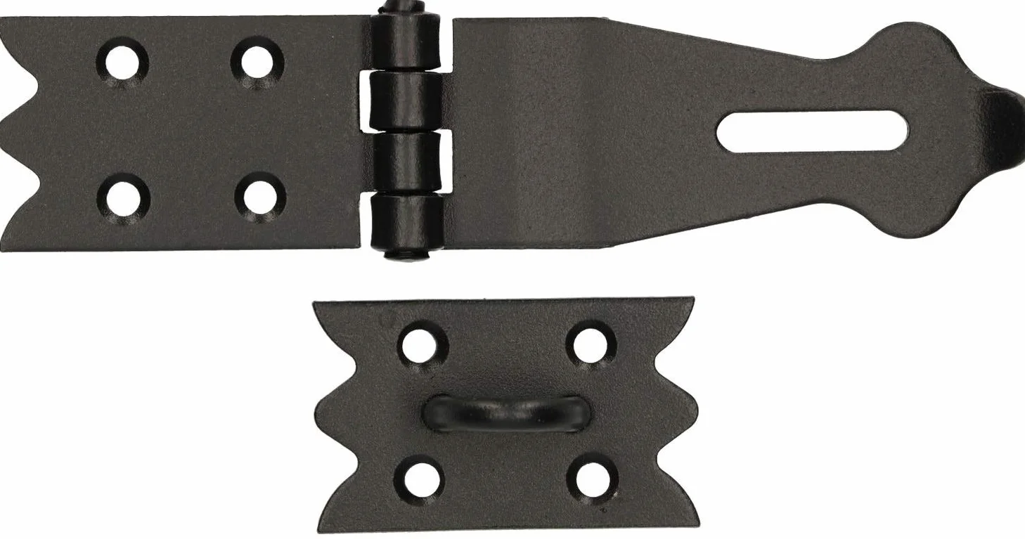 KOTARBAU® Zawias zabezpieczający 150 x 35 mm napadkowy do drzwi z ryglem zatrzaskowym