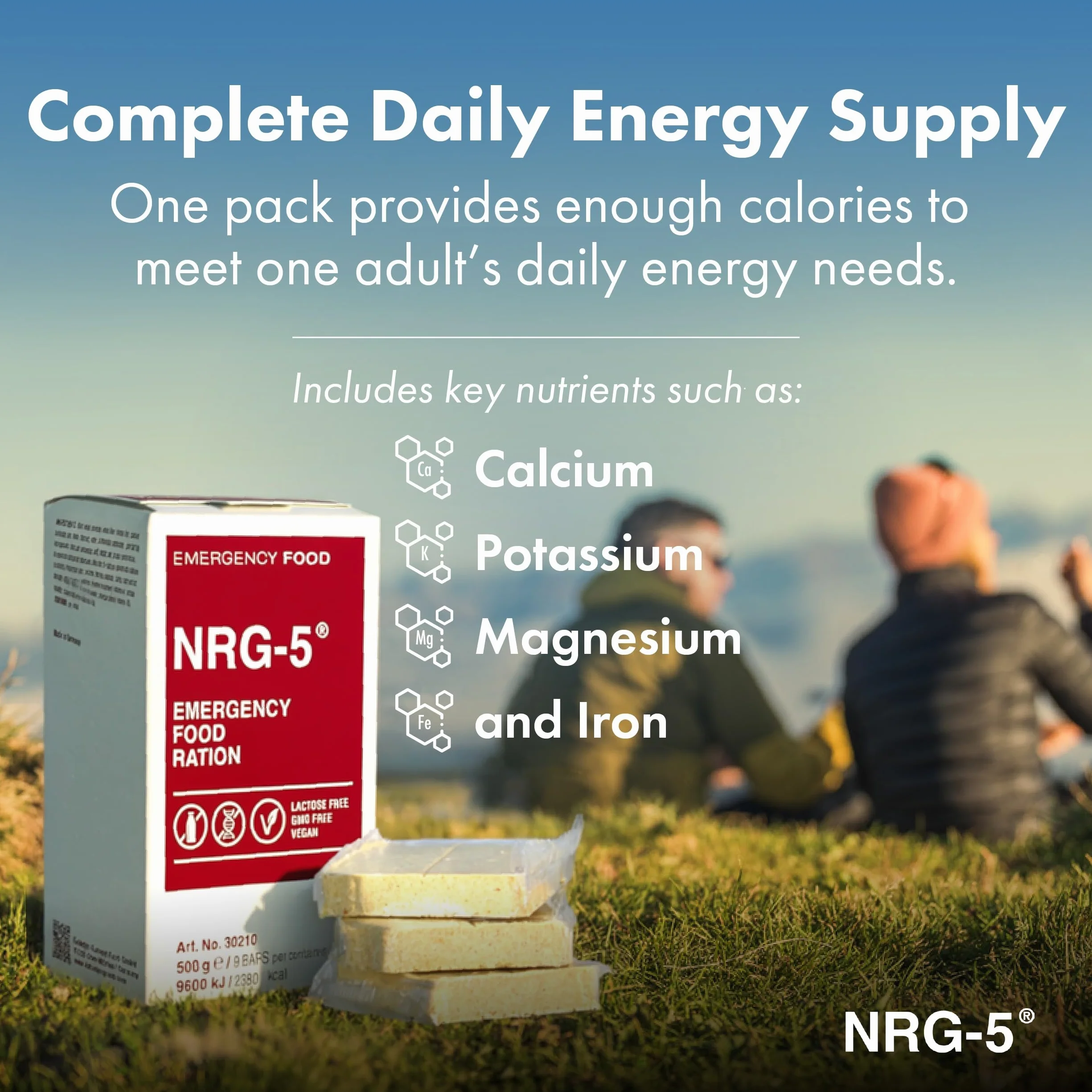 Katadyn NRG-5 Emergency Food Ration, tan