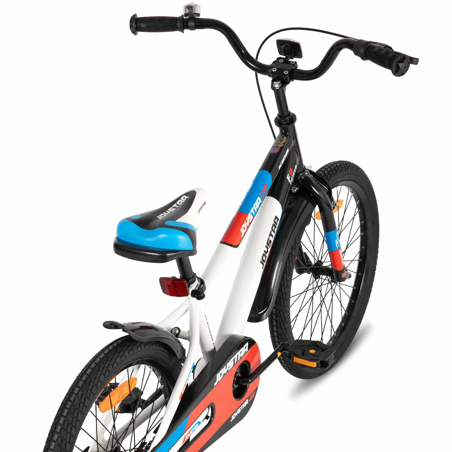 JOYSTAR Berry rower dziecięcy 20" dla chłopców i dziewczynek w wieku od 8 do 11 lat, 20", ze stabilizatorem i stojakiem, różowy