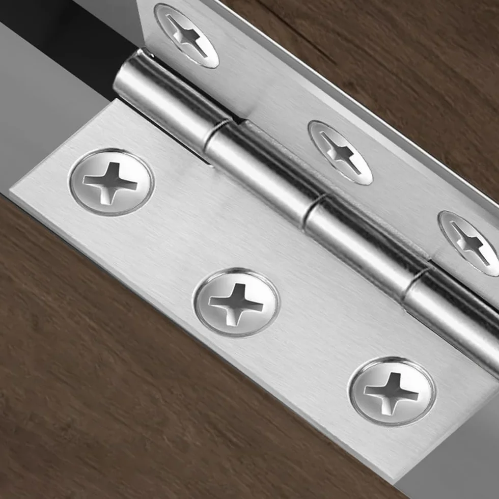 Zawiasy składane ze stali nierdzewnej 44mm × 30mm z 120 śrubami do okien drzwi szafek