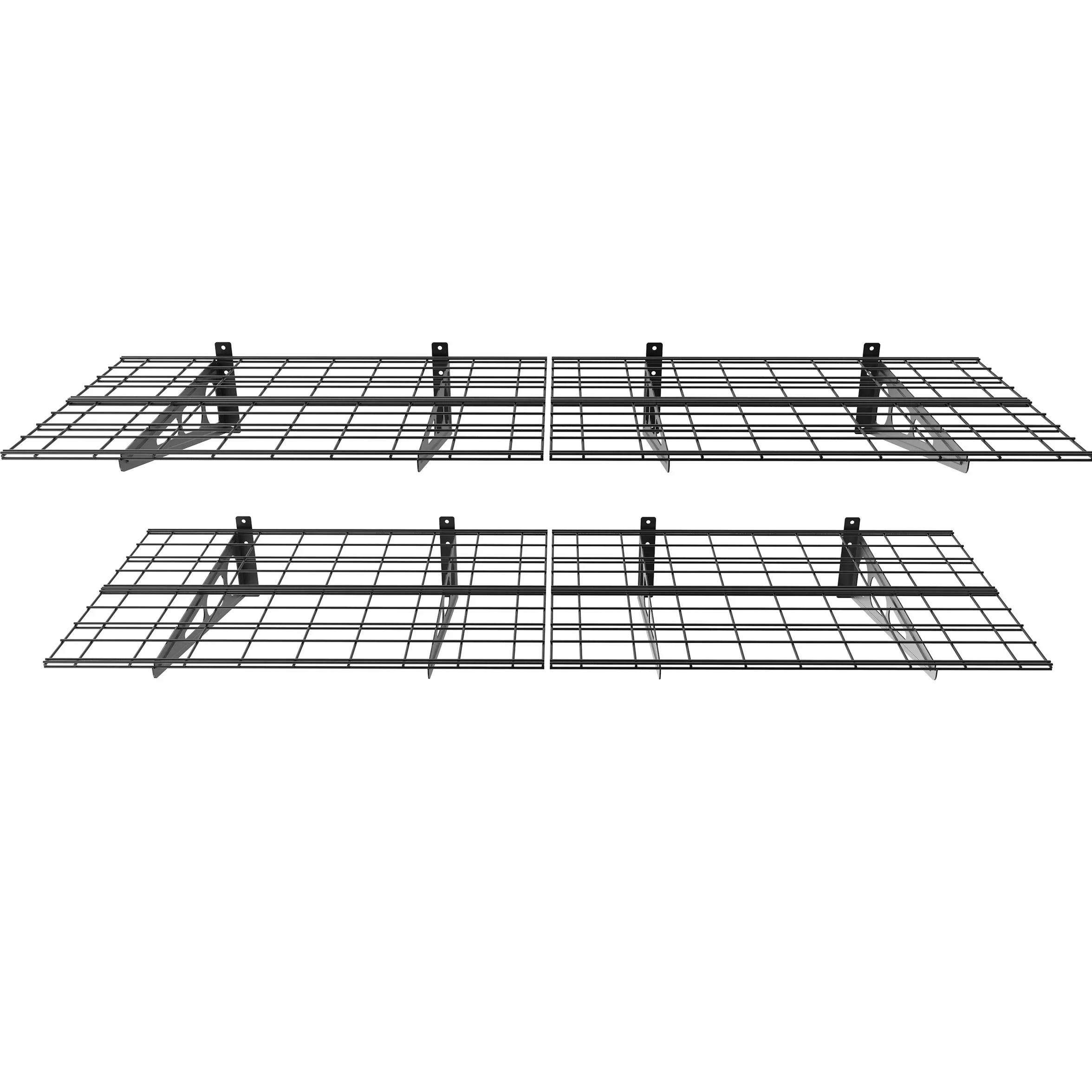 PG26B – Podwójna półka garażowa wisząca metalowa Solidna do 90 kg na półkę!