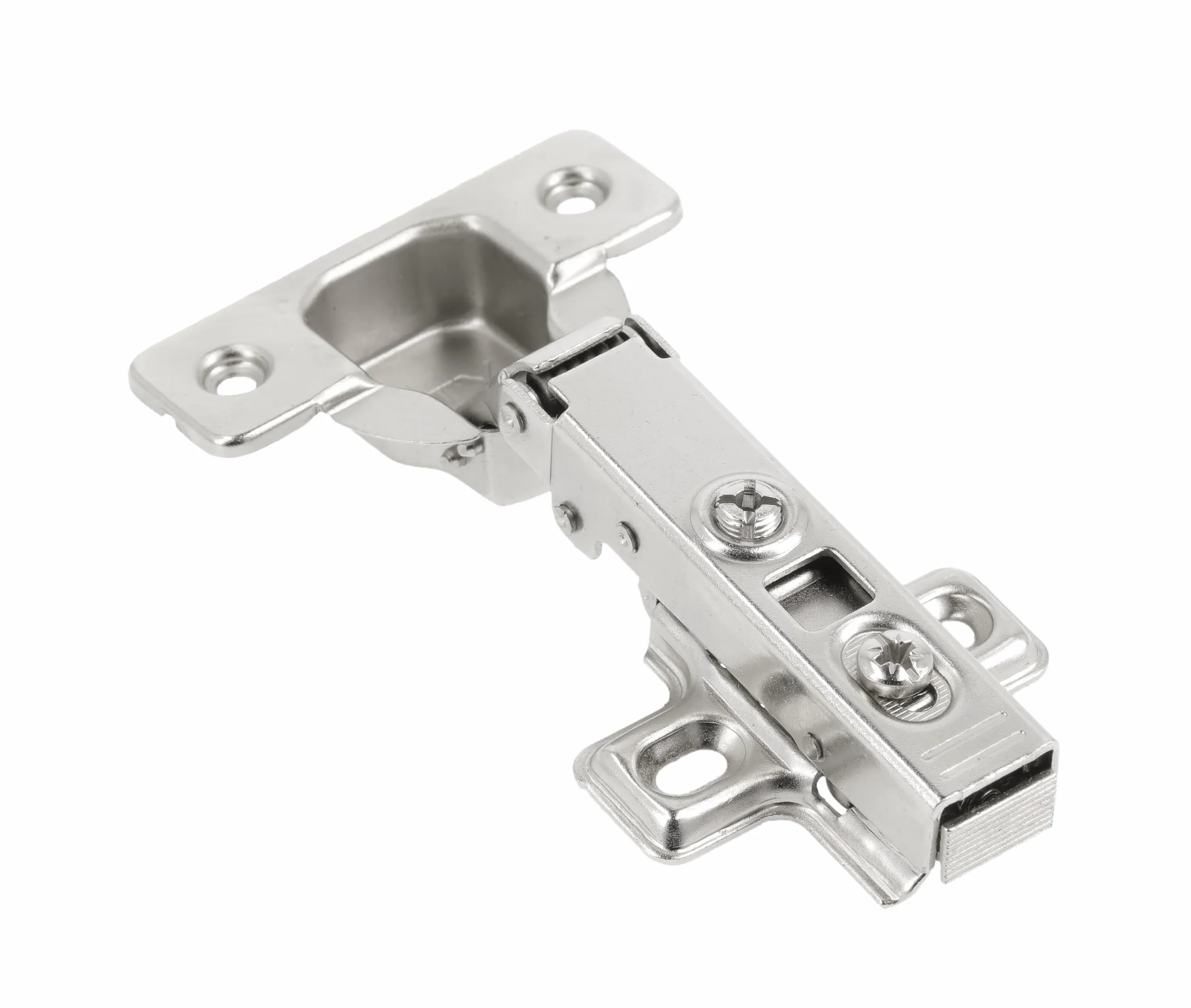 GTV Zawias garnkowy INHC z tłumieniem Clip-on regulacja 3D 80 000 cykli doniczka 35 mm stal niklowana