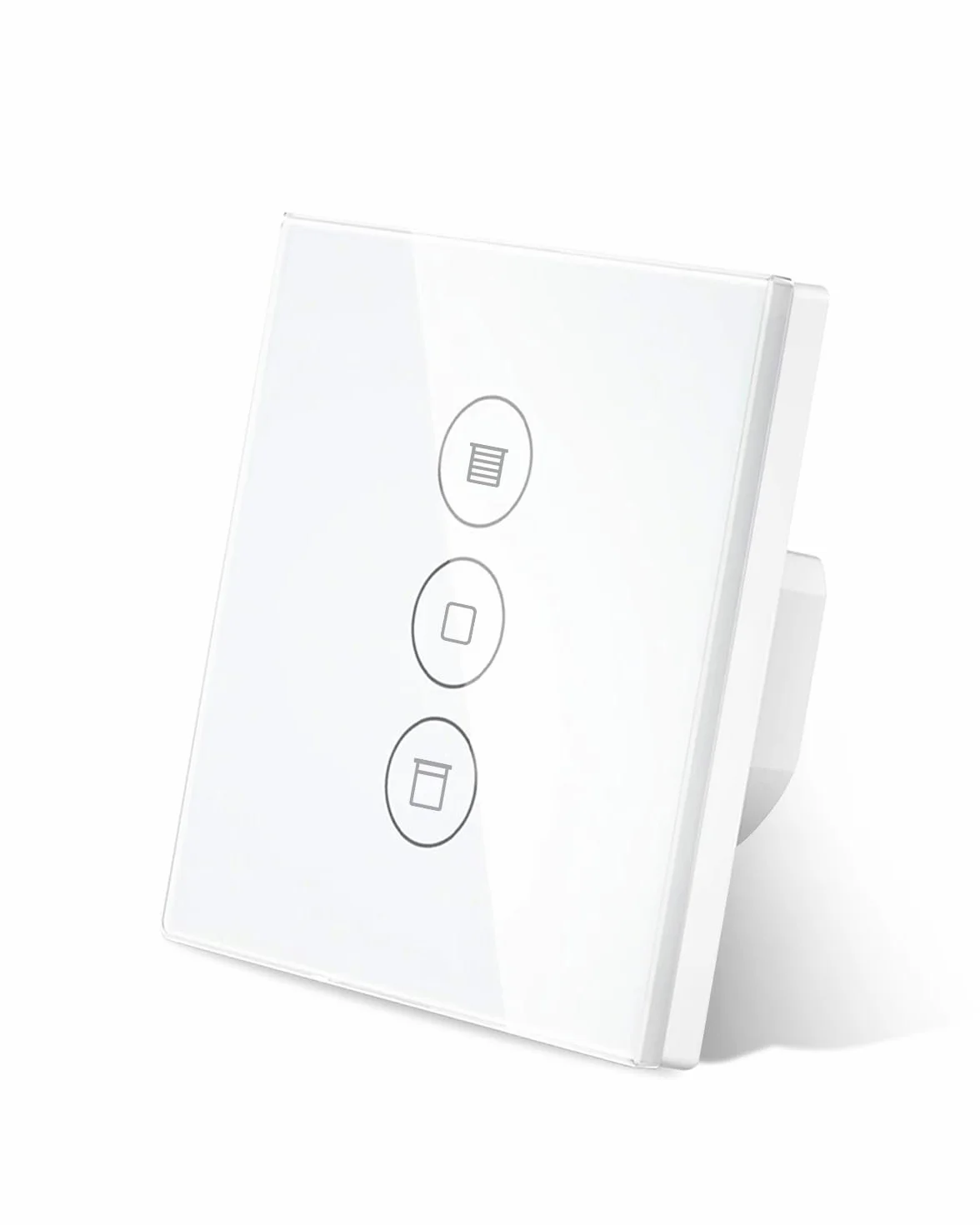 Przełącznik rolet Wi-Fi z funkcją procentową, kompatybilny z Alexa/Google Home, sterowanie głosem i timer, wymagany przewód zerowy, 1 szt