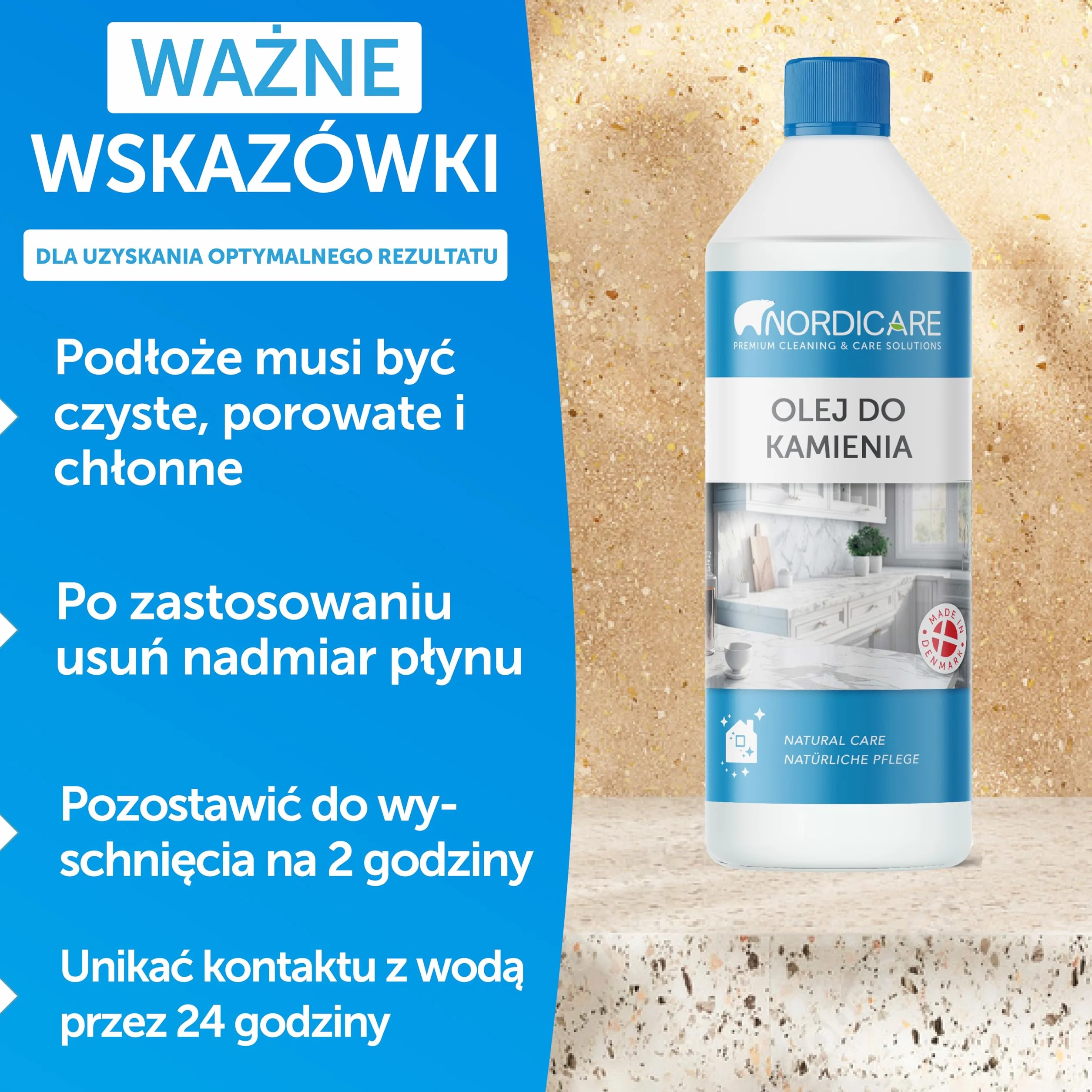 Nordicare Olej do kamienia i środek pielęgnacyjny [1L]