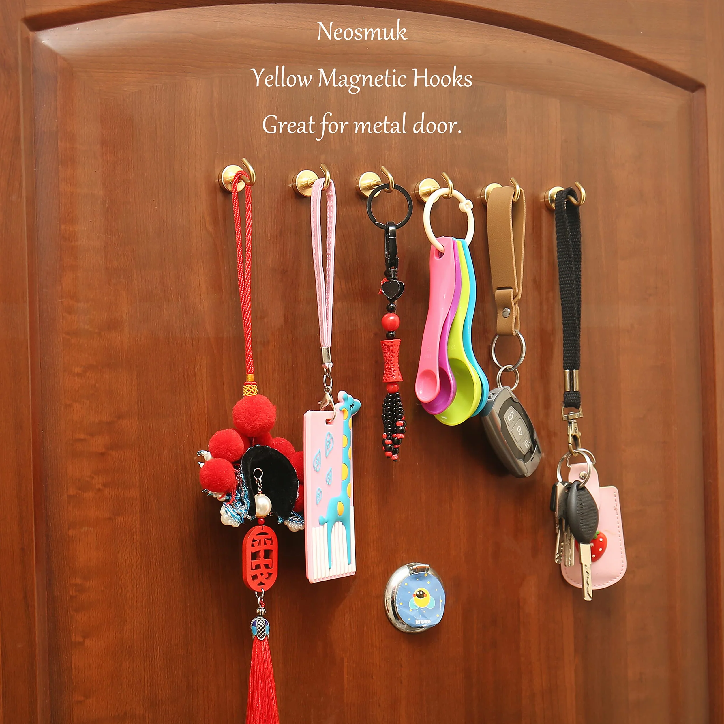 Neosmuk Haczyki magnetyczne 10 kg wytrzymałe magnesy ziemne zestaw 10 sztuk