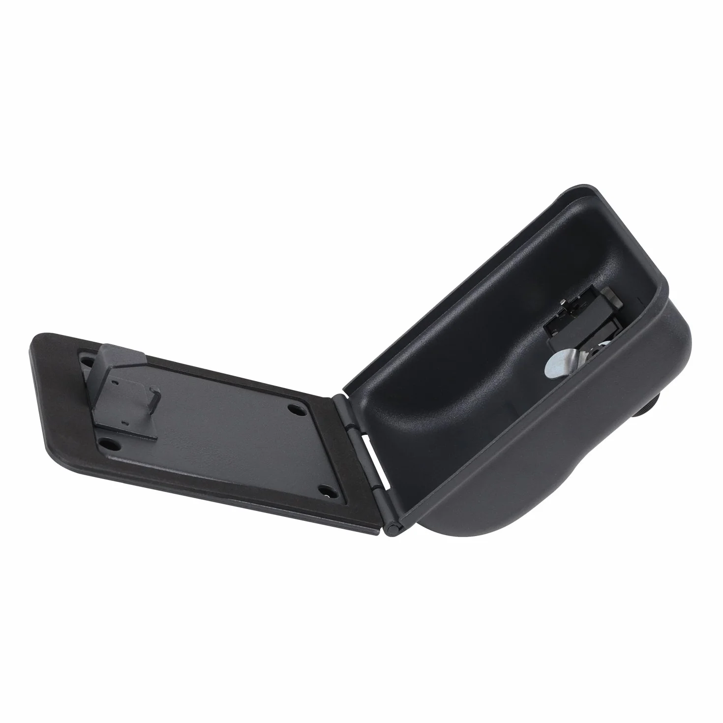 HMF 301-02 sejf na klucze z kodem liczbowym, montaż na ścianie, 14,5 x 10 x 5,7 cm, czarny