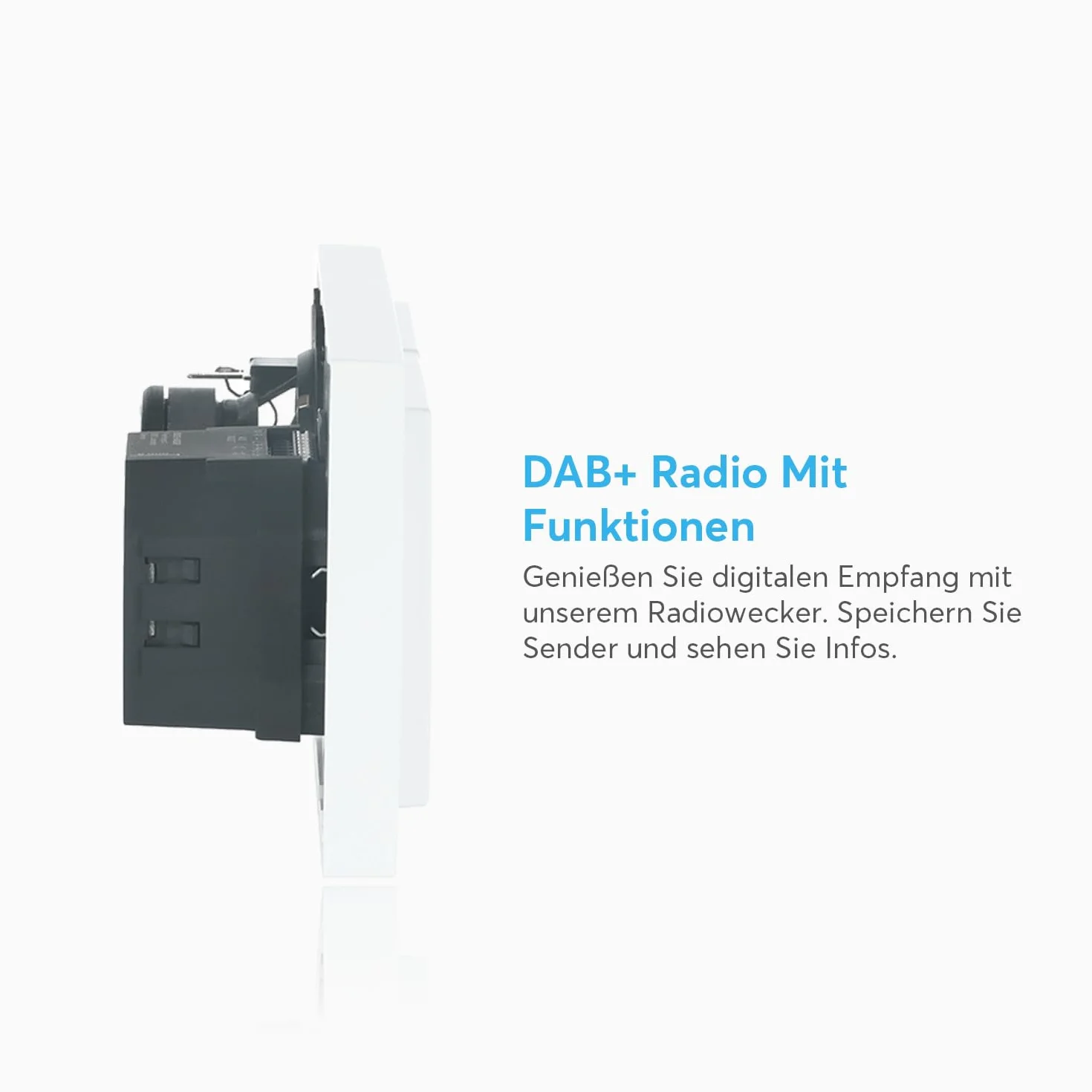 Busch-Jaeger 8220 UJ-84-101 Busch-Radio DAB+ kompletny zestaw studyjna biel Future linear