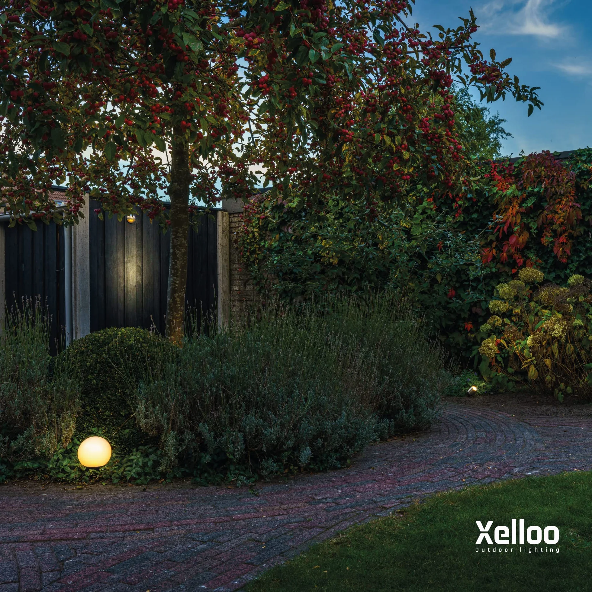 Xelloo® Czujnik oświetlenia zewnętrznego do automatycznego włączania świateł o zmierzchu - pasuje do wszystkich lamp zewnętrznych Xelloo 12V - można łatwo zamontować między istniejącymi kablami
