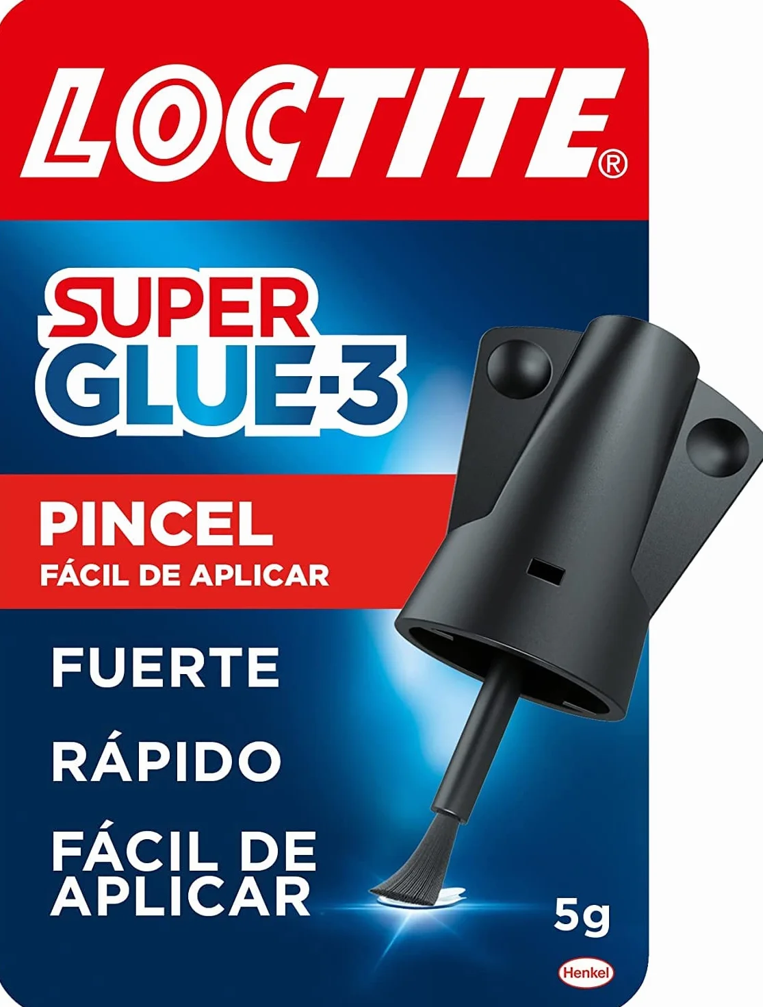 Loctite Super Glue-3 Pegamento Con Pincel 5 Gr