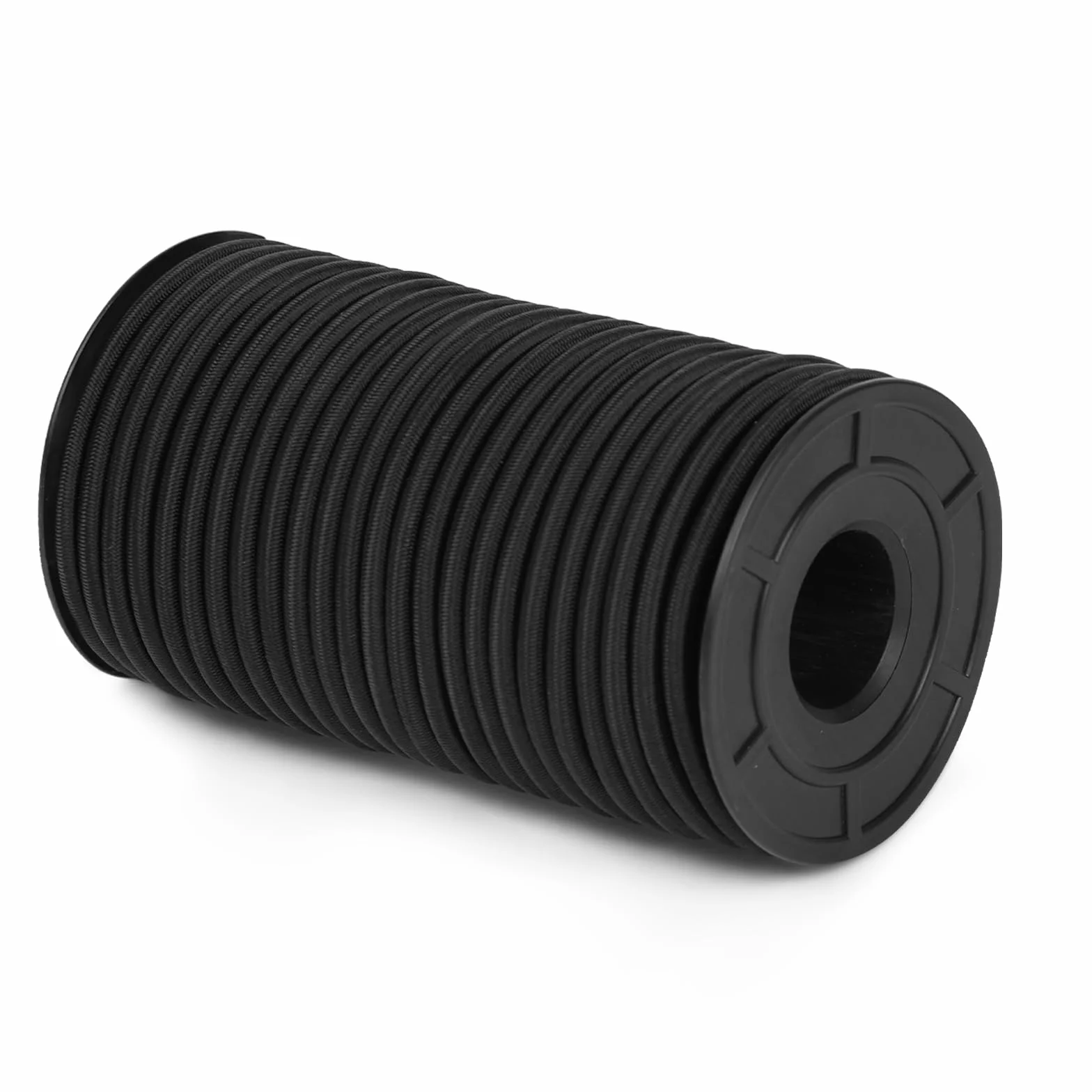 Bungee sznurki elastyczny 5 mm x 20 m ciężka lina do przyczepy plandeki namiotu DIY czarne