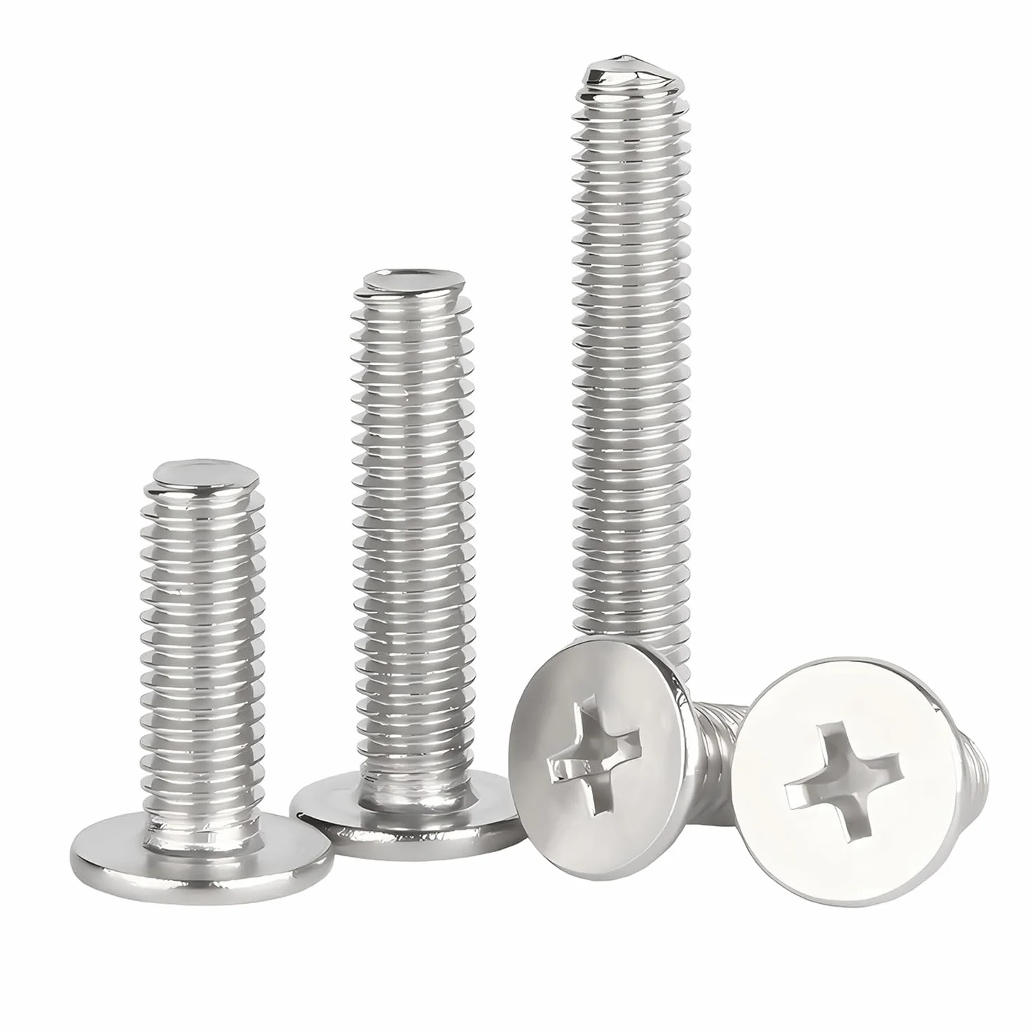 20 kawałki cienkie śruby maszynowe z płaską głowicą M4x10mm