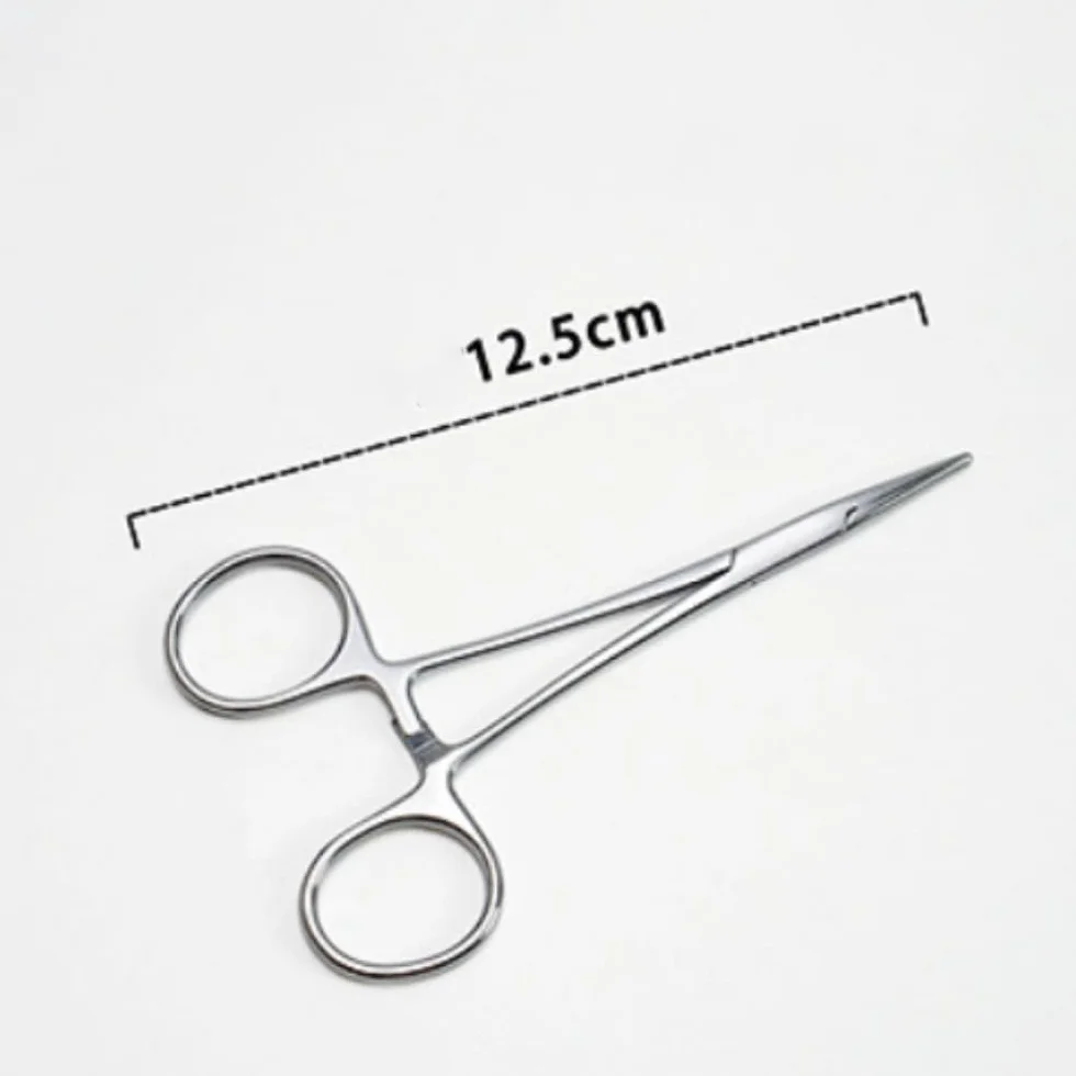 Zestaw szczypiec do piercingu ze stali nierdzewnej 12,5 cm 2 sztuki