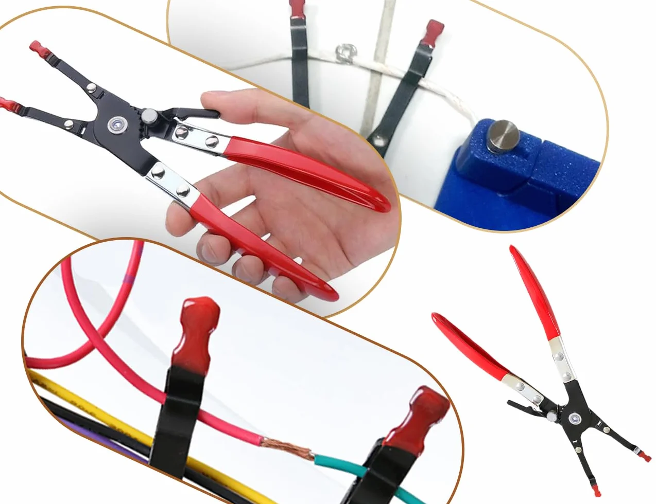 uniwersalne szczypce lutownicze do kabli samochodowych urządzeń elektronicznych